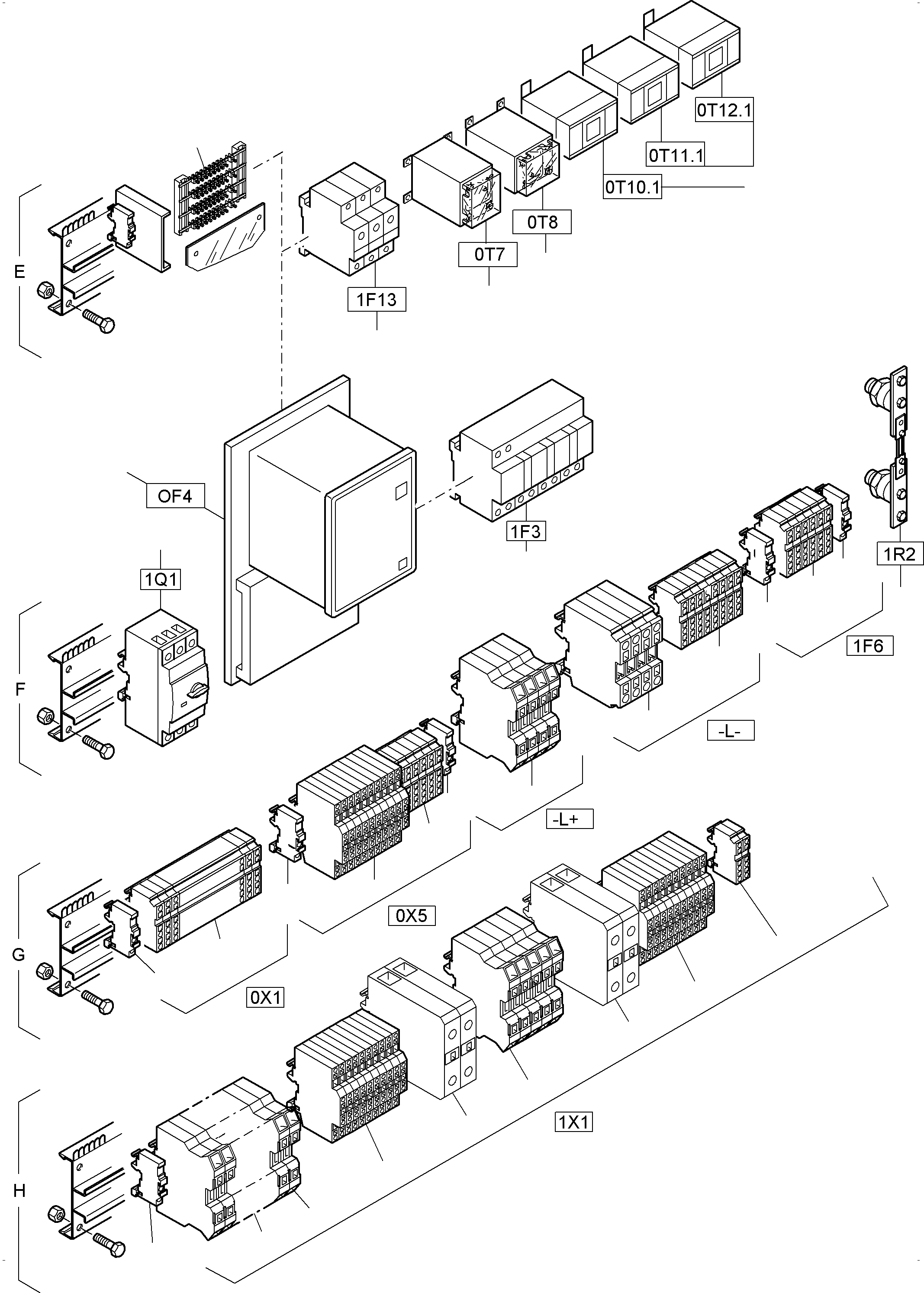 Komatsu parts book diagram for PC3000-6E S/N 46231: ELECTRIC-MOUNTING PLATE - NS