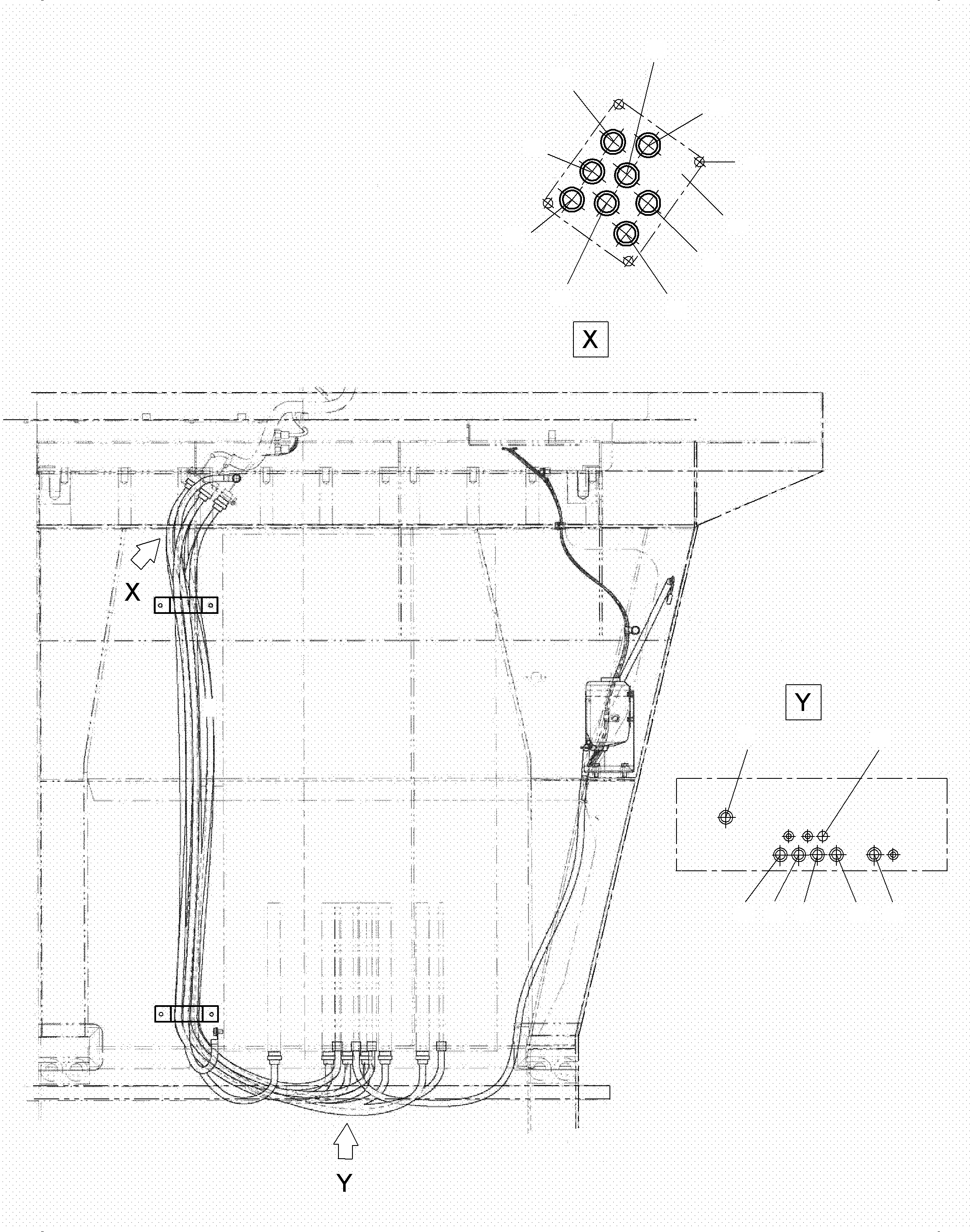 Komatsu parts book diagram for PC3000-6 S/N 46247: OPERATOR'S STAND