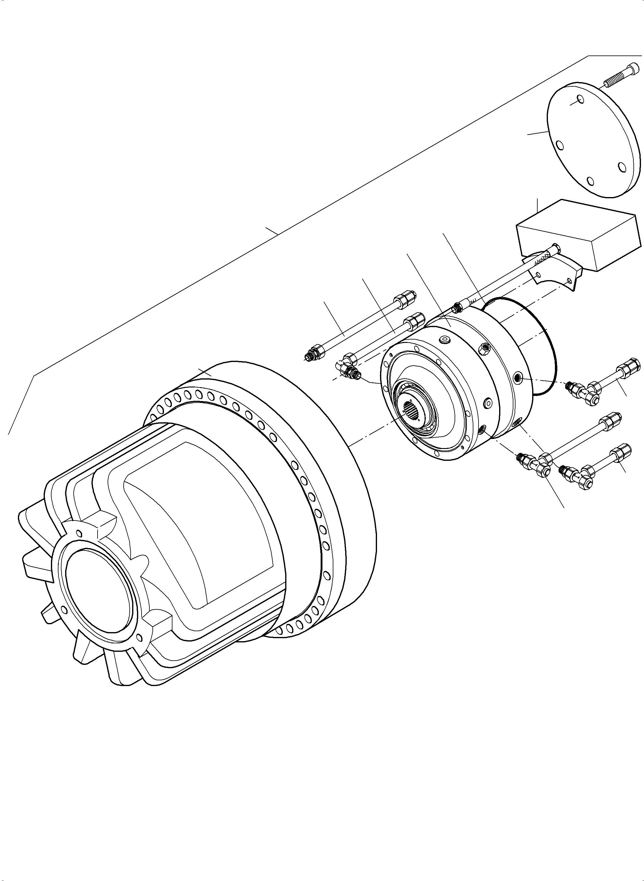 Komatsu parts book diagram for PC3000-6 S/N 46252: SLEW GEAR