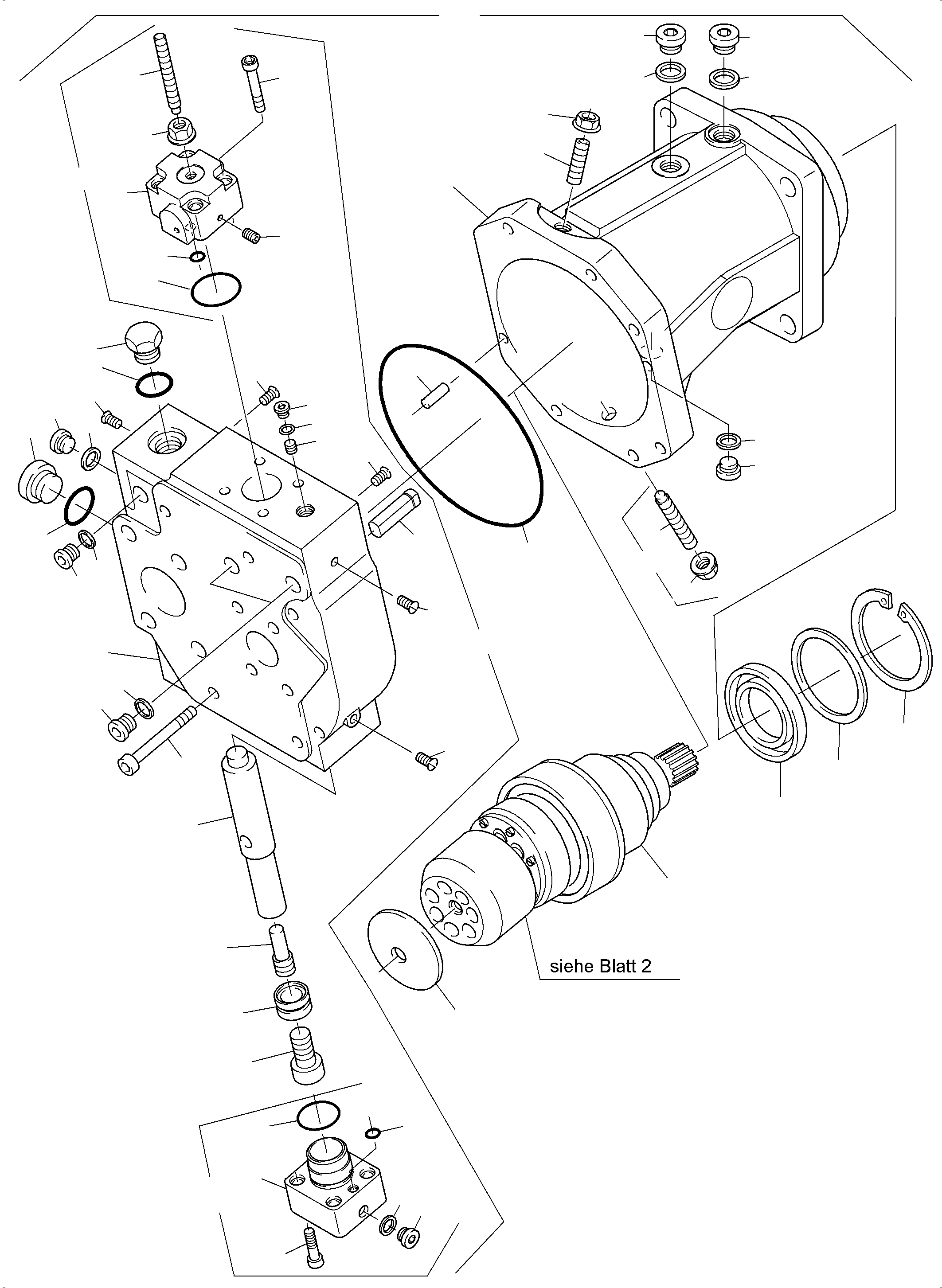 Excavators Mining Komatsu / PC4000-6 S/N 58102(G58102) / Variable Displacement Pump(991-0336 : 991-0336)