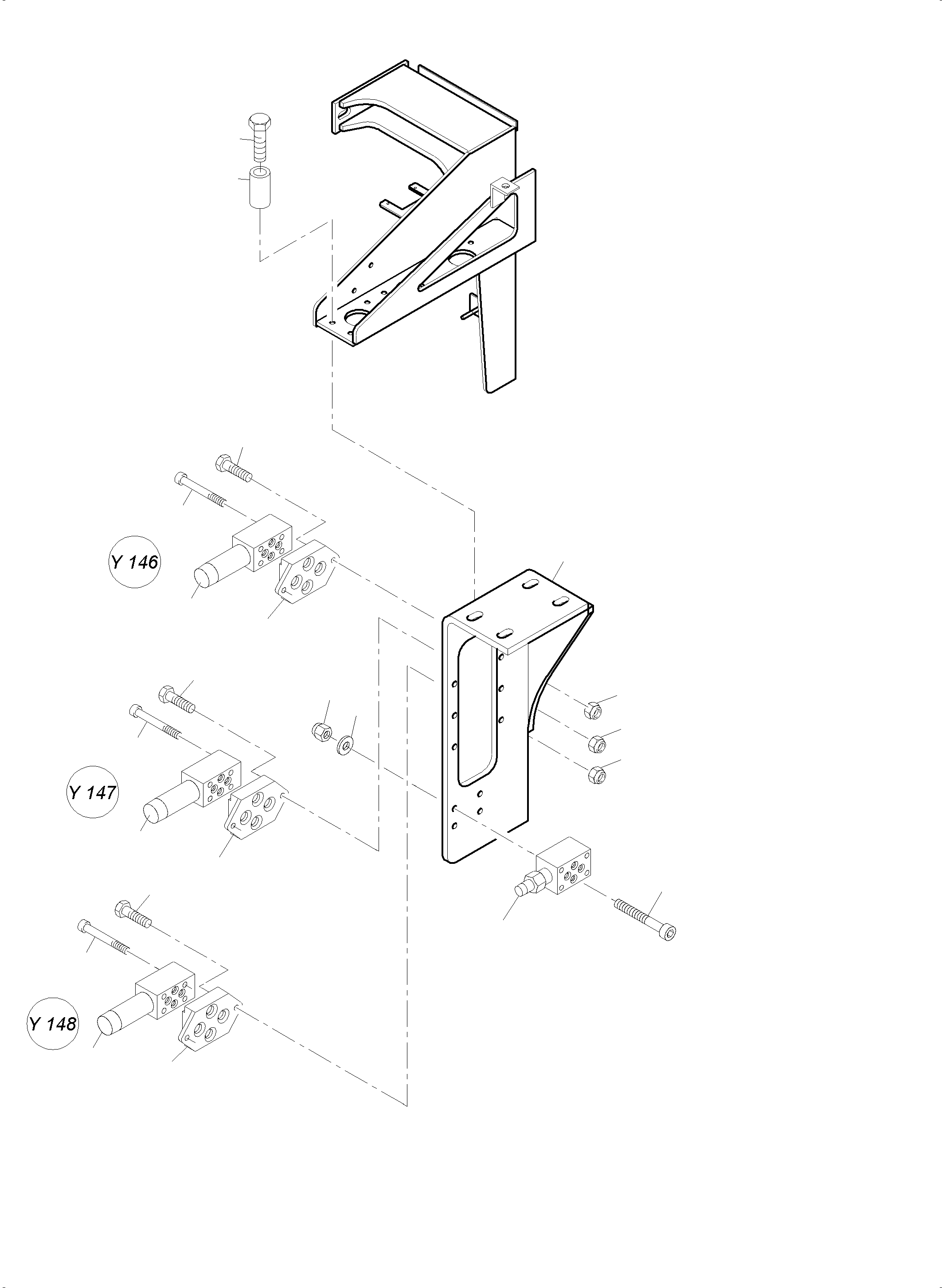 Excavators Mining Komatsu / PC4000-6 S/N 58102(G58102) / Control- and Filter Plate(355-1840k : 355-1840k)