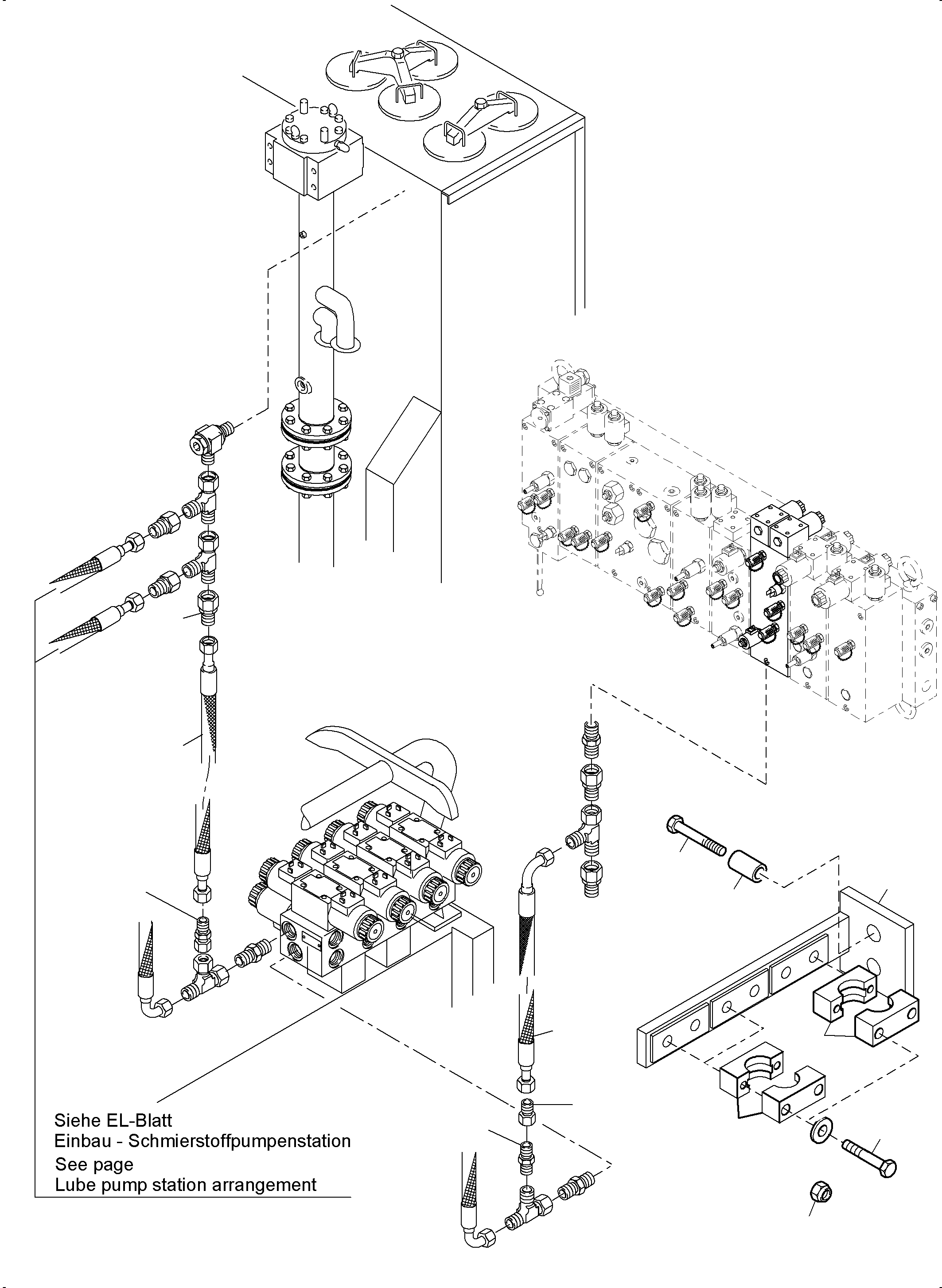 Excavators Mining Komatsu / PC4000-6 S/N 58102(G58102) / Remot Control Mainfold arr.(355-1848l2 : 355-1848l2)