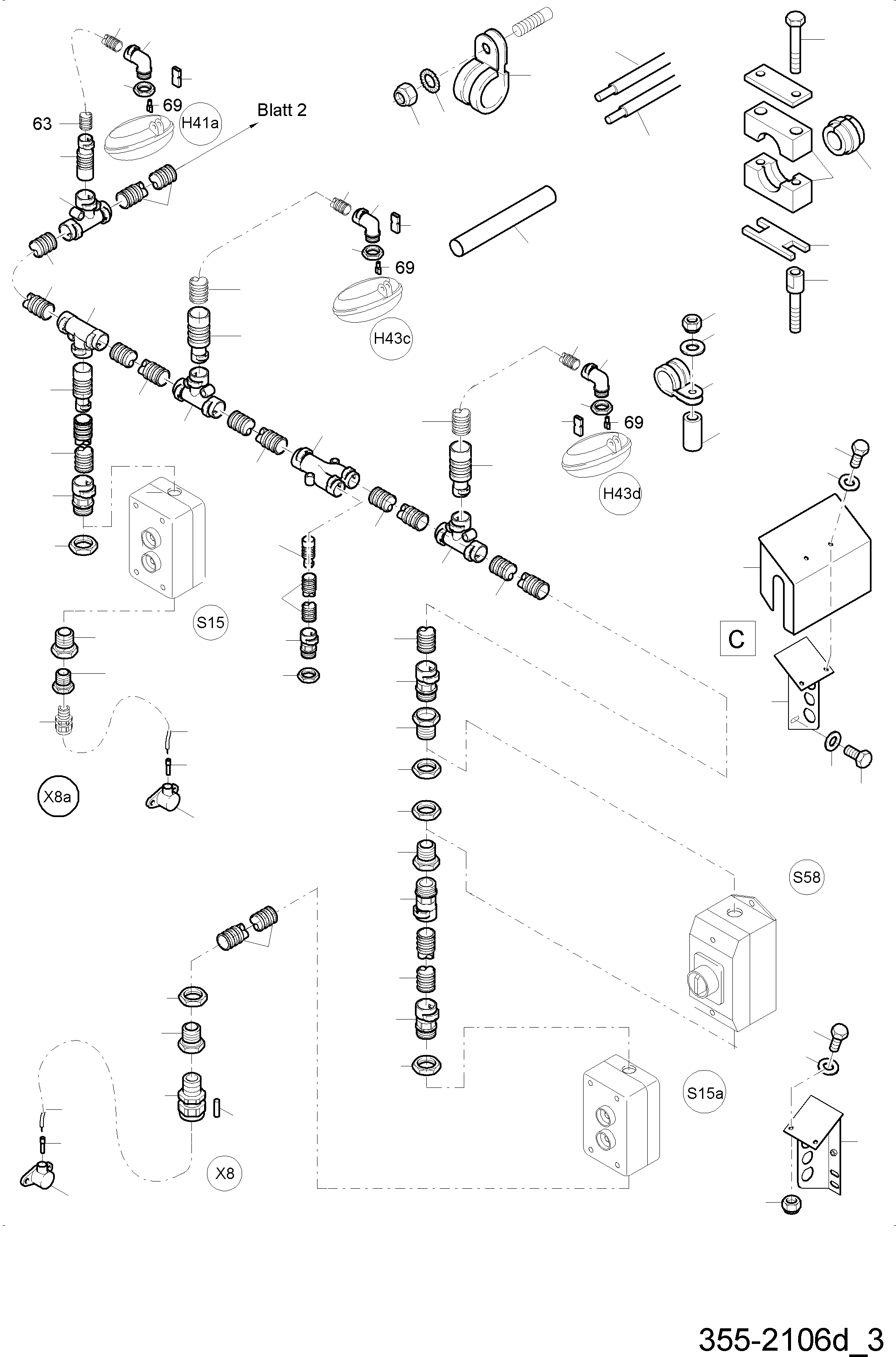 Excavators Mining Komatsu / PC4000-6 S/N 58103(G58103) / Lighting Equipment(355-2106d : 355-2106d)