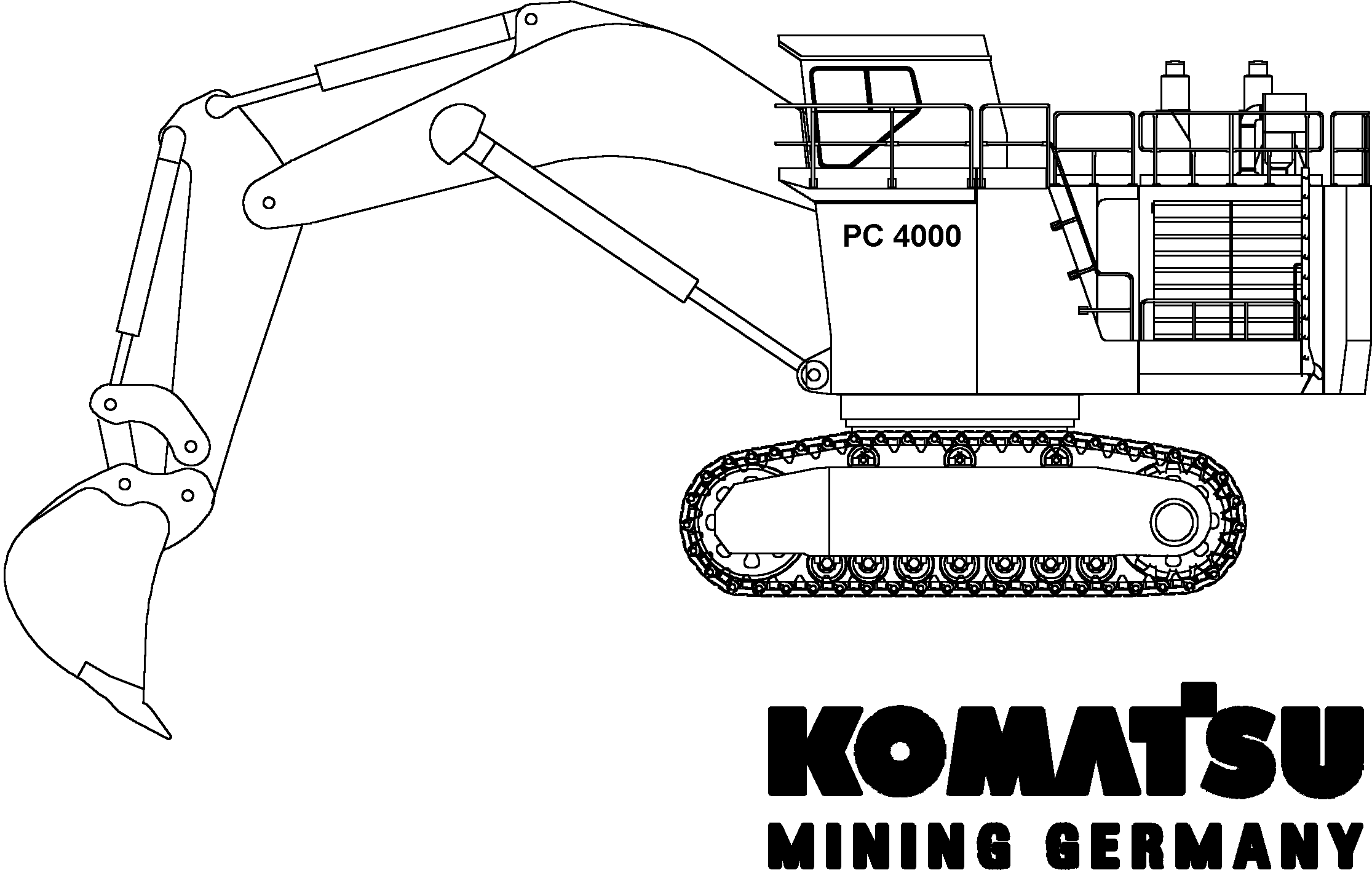 Excavators Mining Komatsu / PC4000-6 S/N 58111(G58111)
