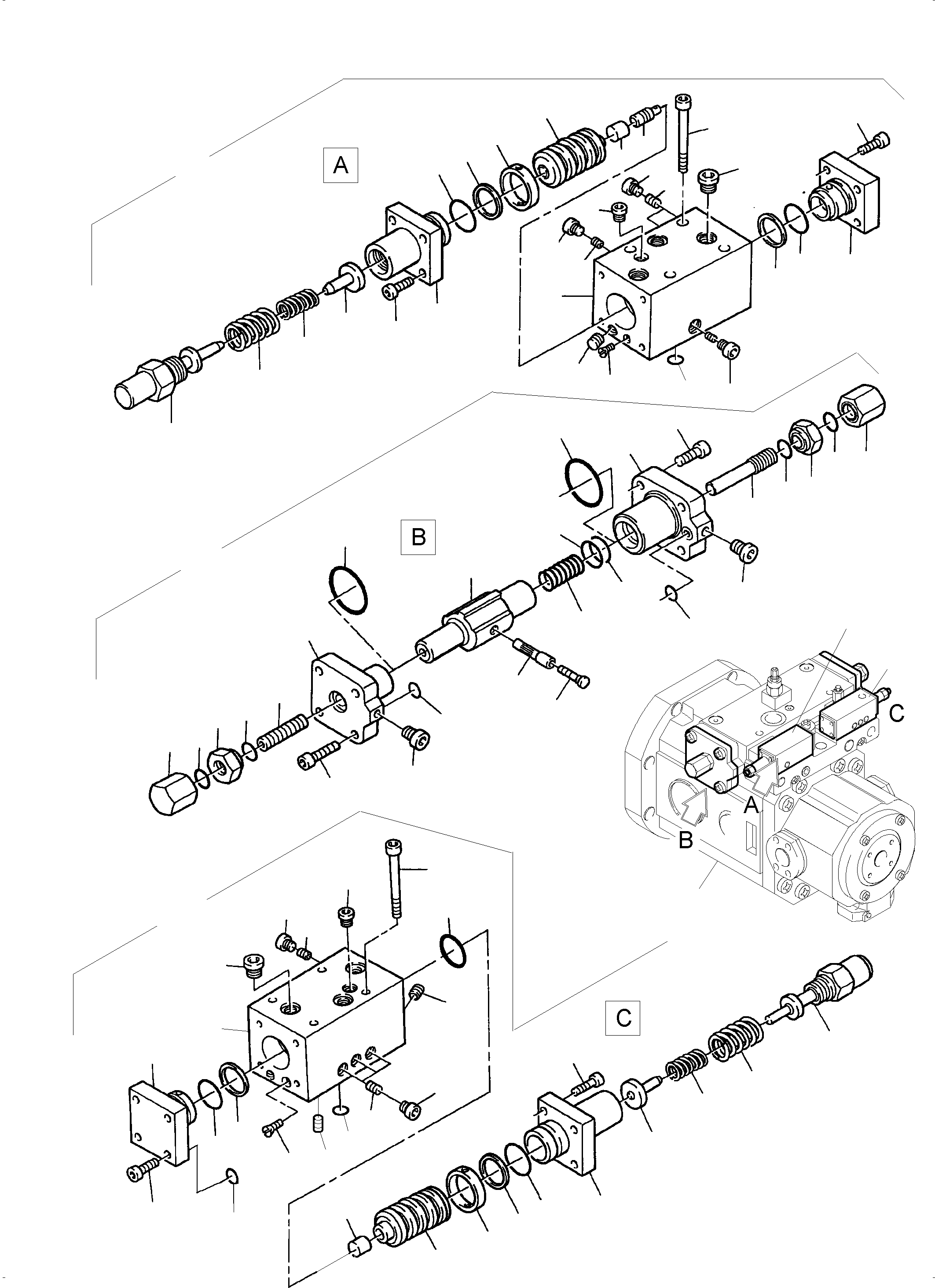 Excavators Mining Komatsu / PC4000-6 S/N 58113(G58113) / Variable Displacement Pump(991-0950 : 991-0950)