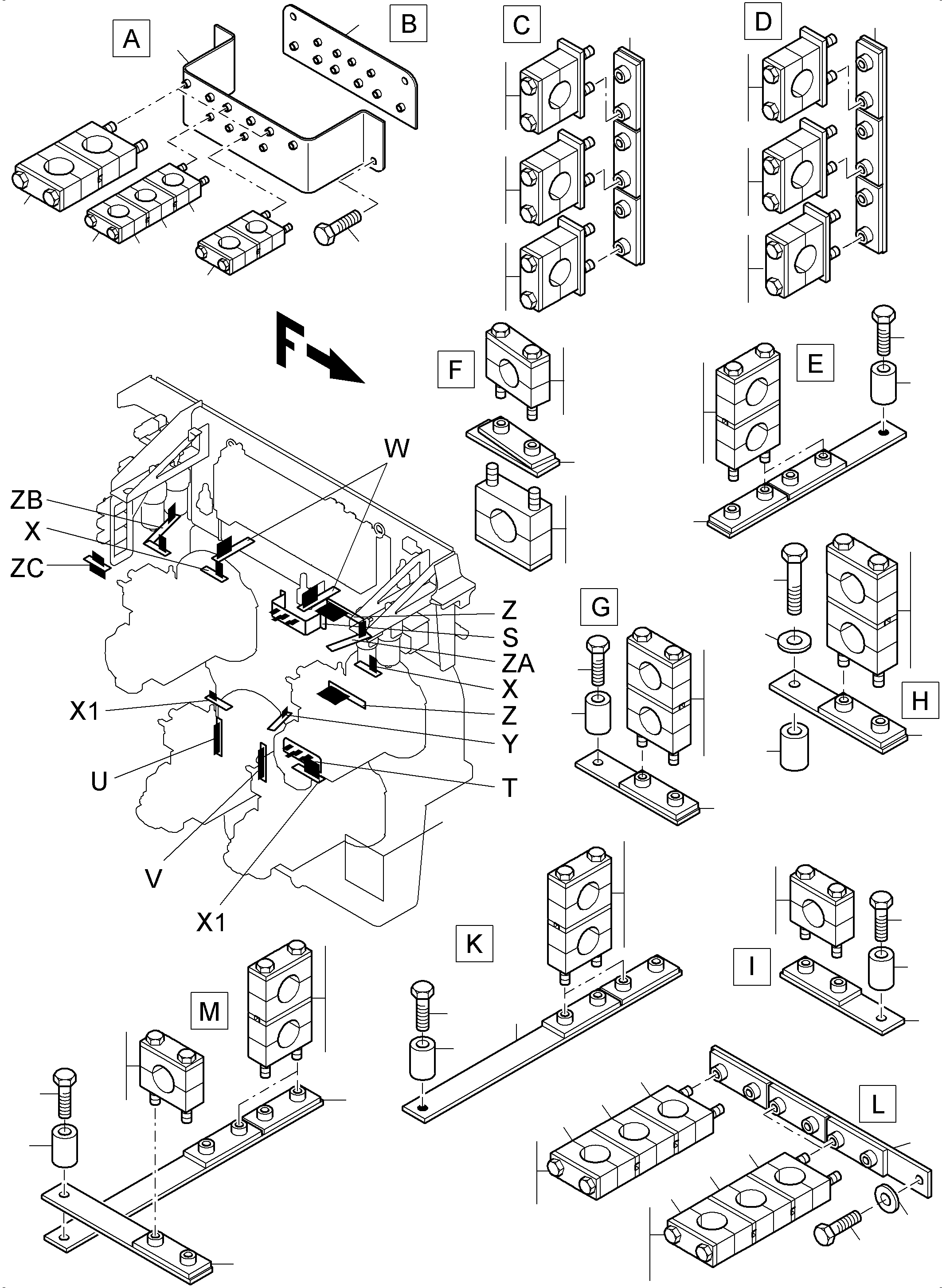 Excavators Mining Komatsu / PC4000-6 S/N 58121(G58121) / Mounting Parts Machinery House(355-1896a : 355-1896a)
