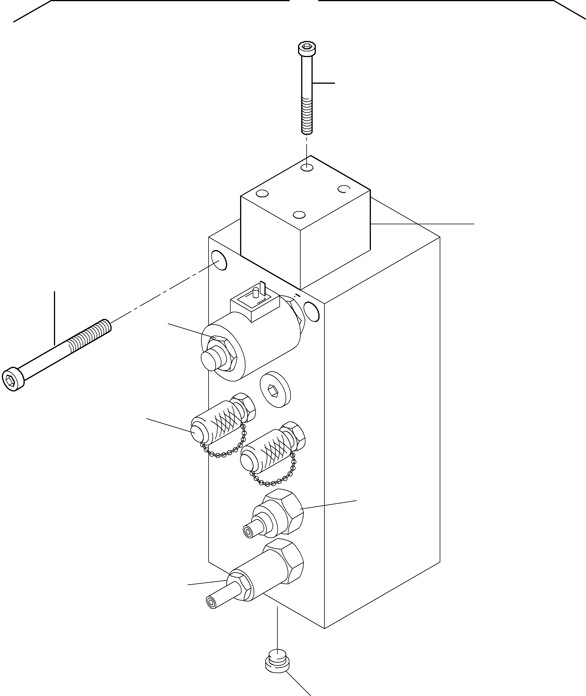 Excavators Mining Komatsu / PC4000-6 S/N 58121(G58121) / Valve - travelling gear(991-0486b : 991-0486b)