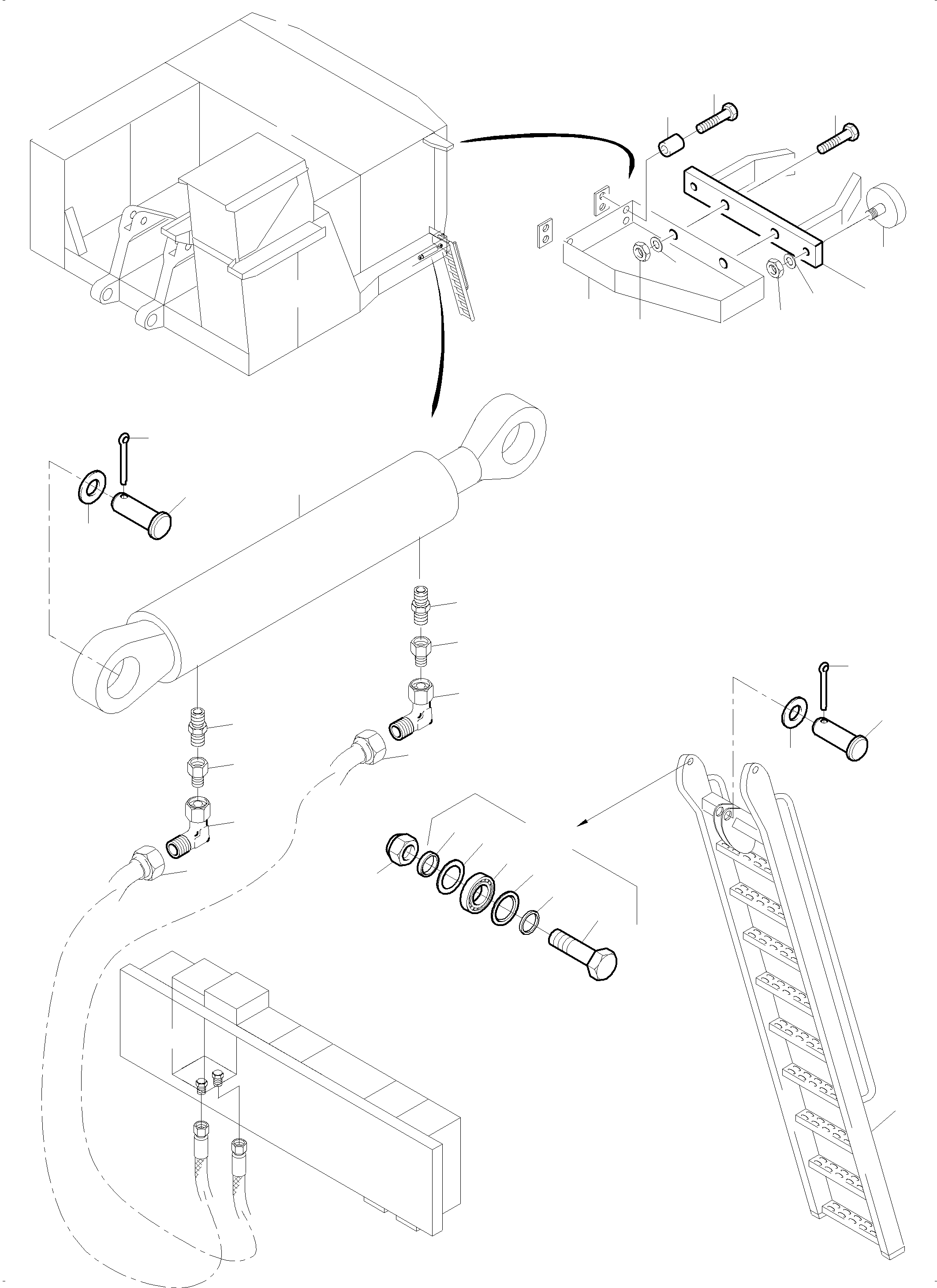 Excavators Mining Komatsu / PC4000-6 S/N 58121(G58121) / Steps(355-1040g : 355-1040g)