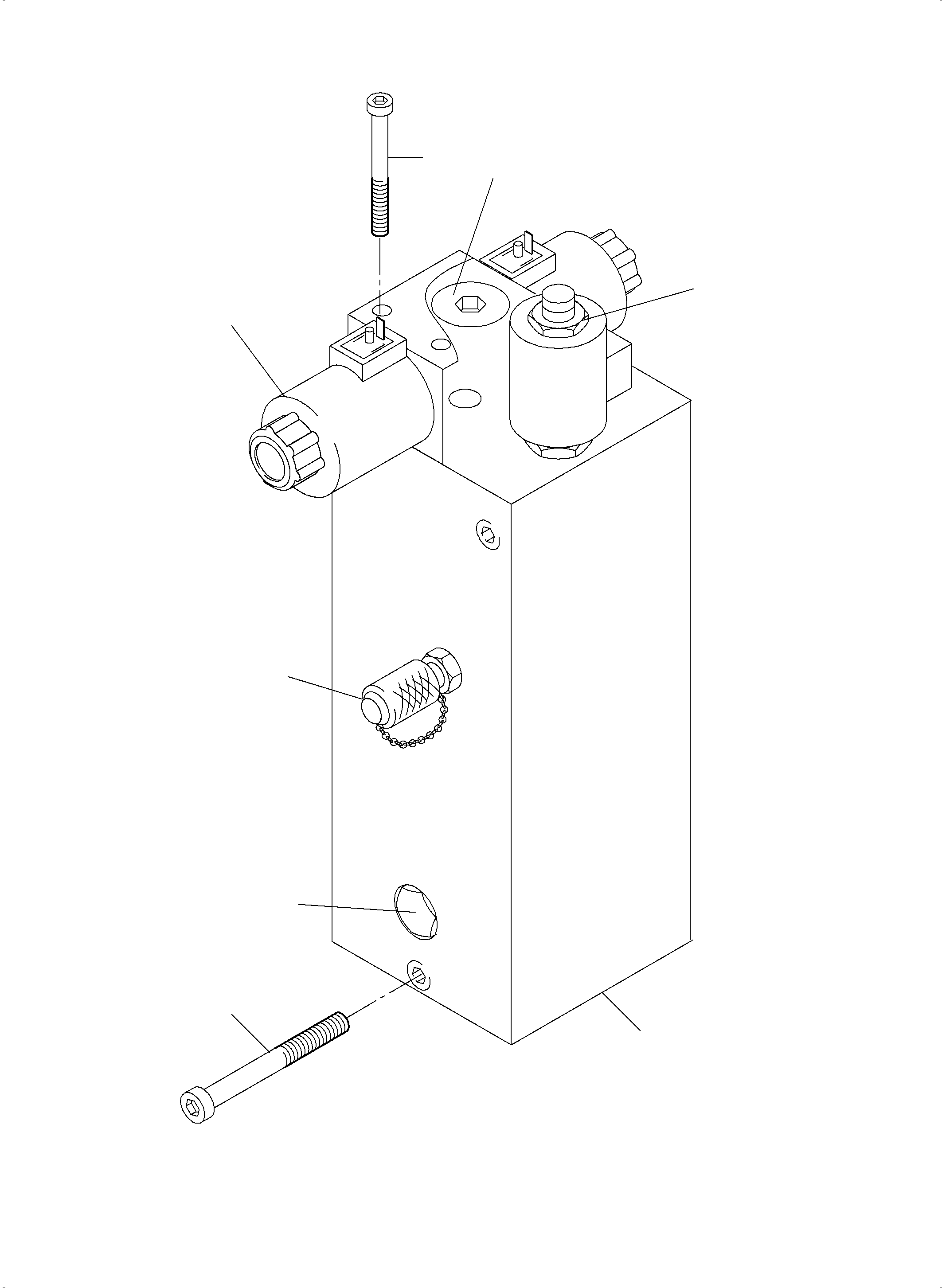 Komatsu parts book diagram for PC4000-6 S/N 58125: VALVE - REFUELING 45 BAR
