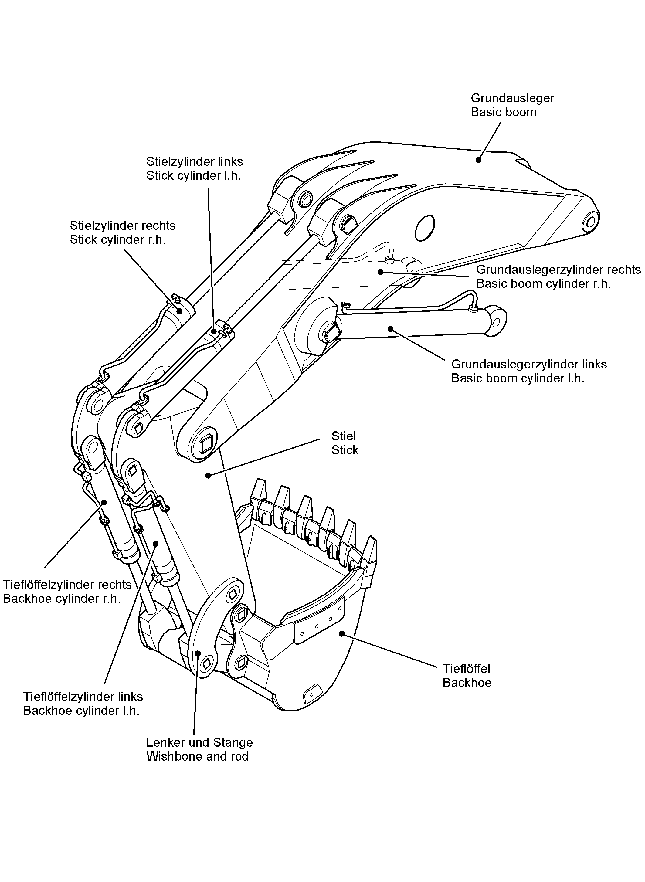 Komatsu parts book diagram for PC4000-6 S/N 58125: 