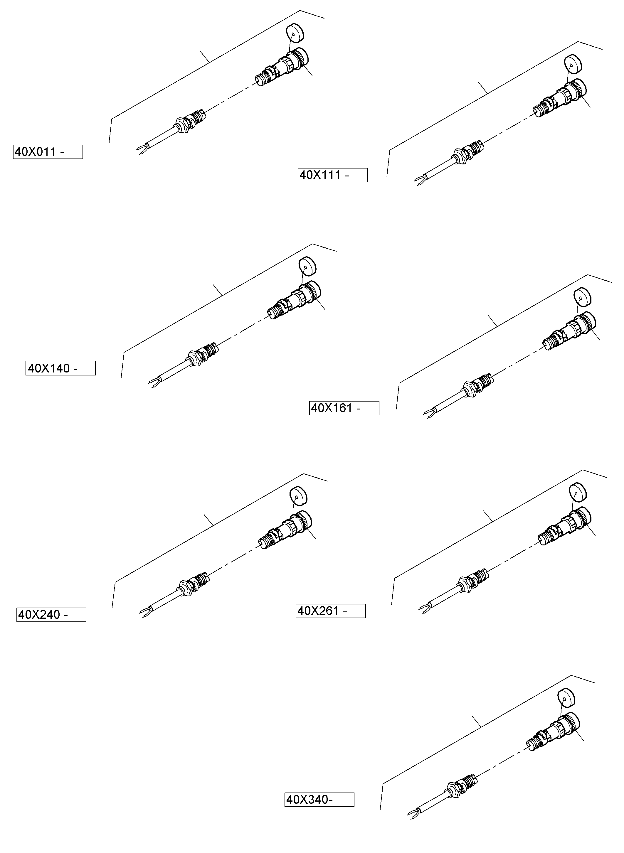 Komatsu parts book diagram for PC4000-6 S/N 58125: SWITCH CABINET ORT 40