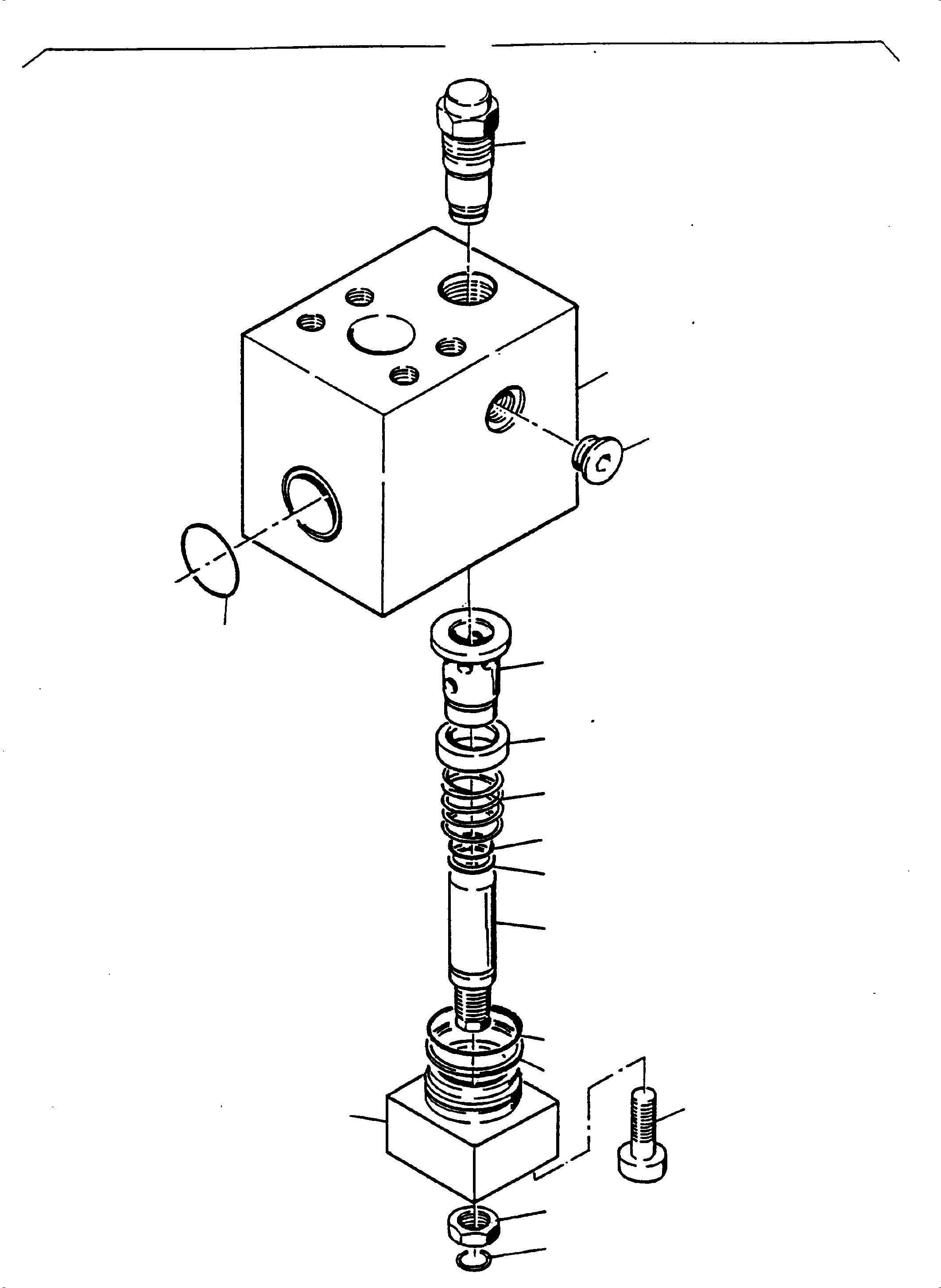 Komatsu parts book diagram for PC4000-6 S/N 58132: THROTTLE CHECK VALVE