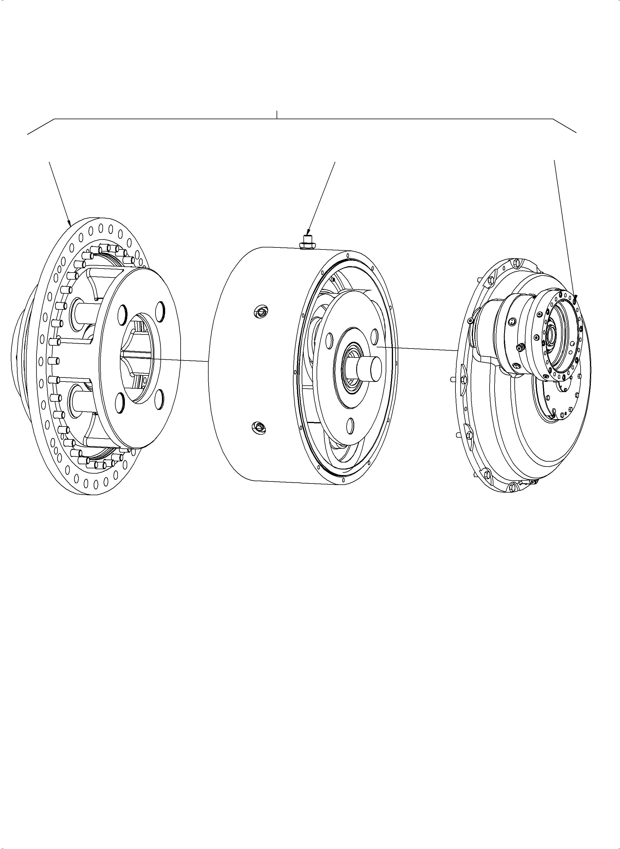 Komatsu parts book diagram for PC4000-6 S/N 58132: TRAVELLING GEAR