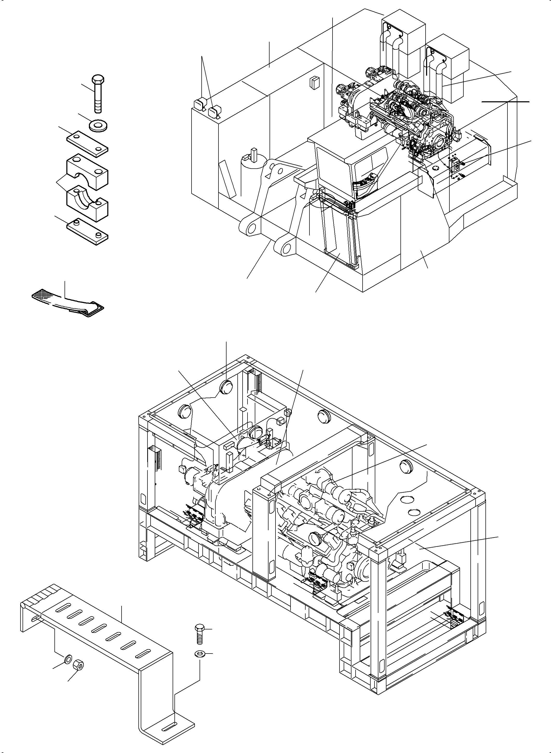 Komatsu parts book diagram for PC4000-6 S/N 58137: ELECTRIC EQUIPMENT