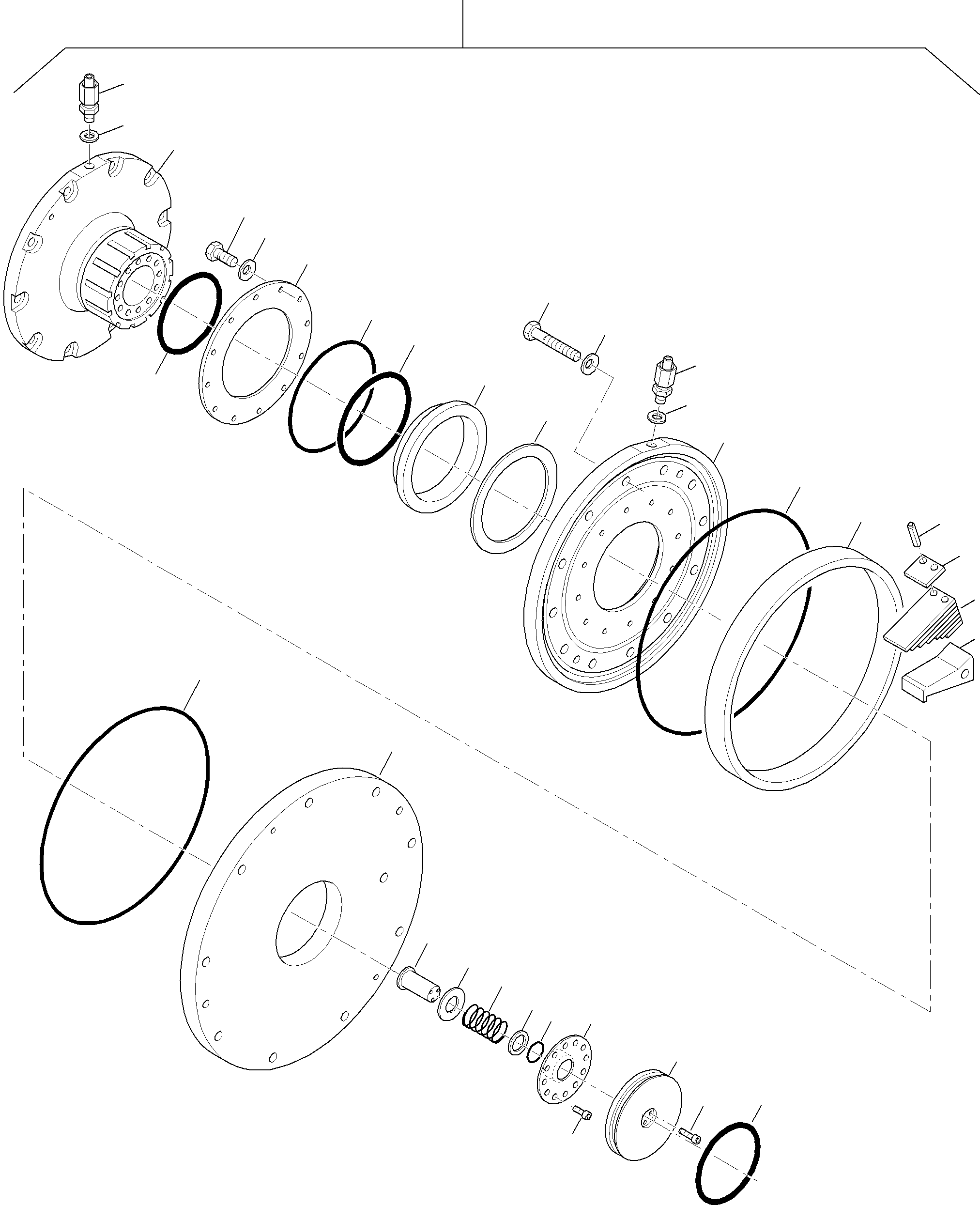 Komatsu parts book diagram for PC4000-6 S/N 58137: COUPLING