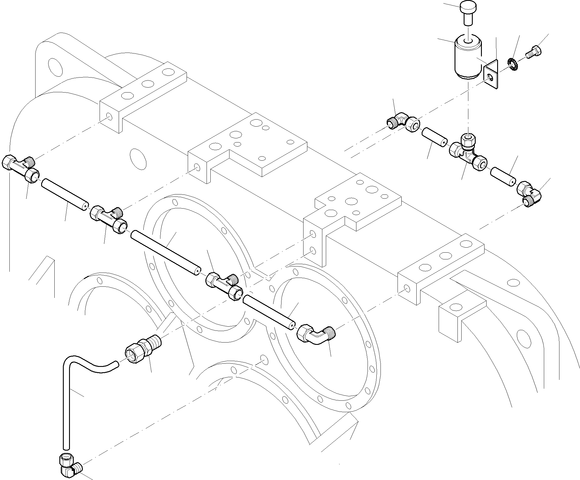 Komatsu parts book diagram for PC4000-6 S/N 58137: PUMP DISTRIBUTOR GEAR