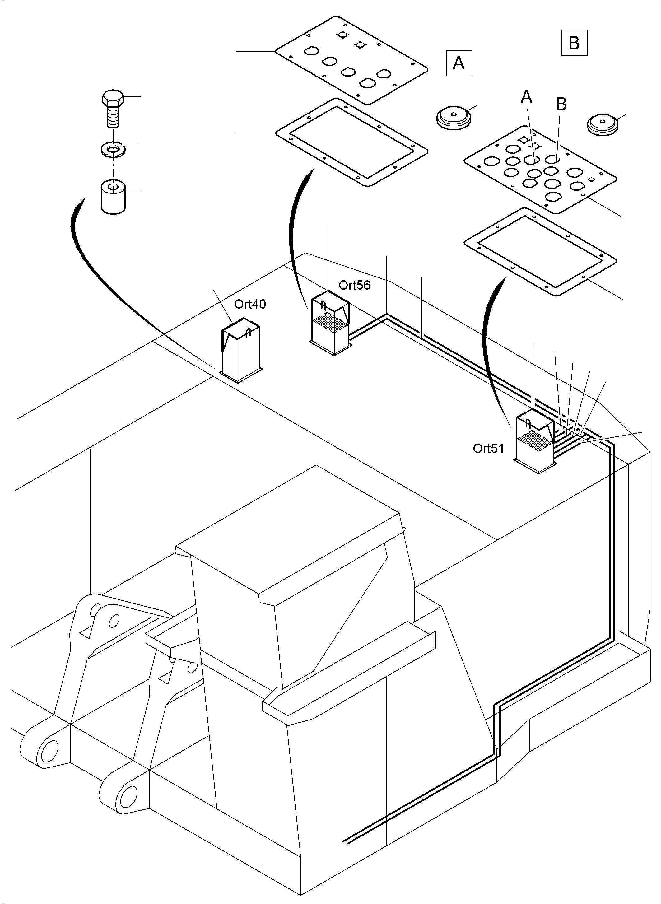 Komatsu parts book diagram for PC4000-6 S/N 58141: E-PARTS CONTROLLER