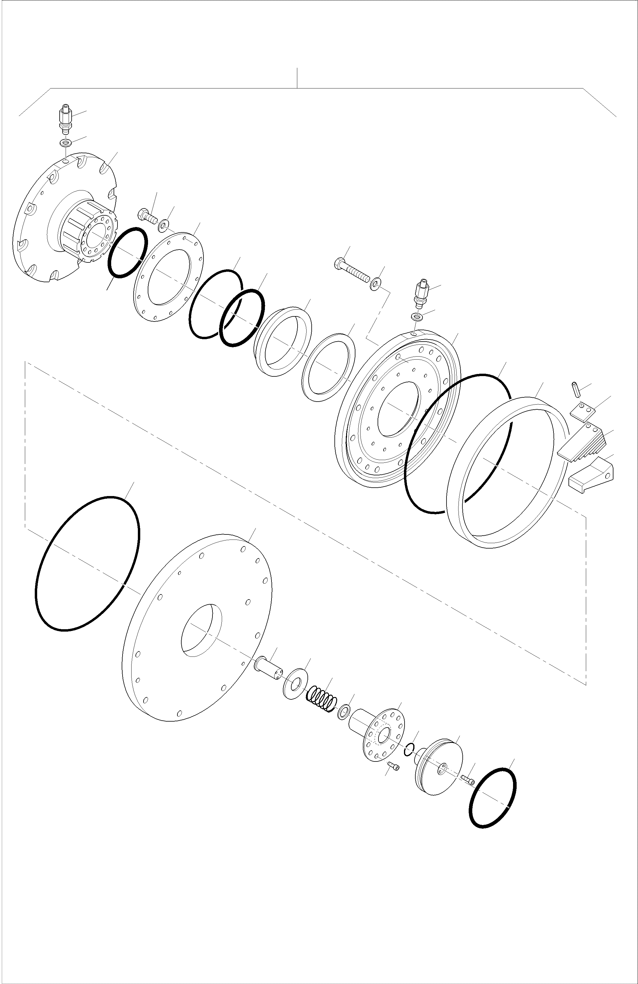 Komatsu parts book diagram for PC4000-6 S/N 58141: COUPLING