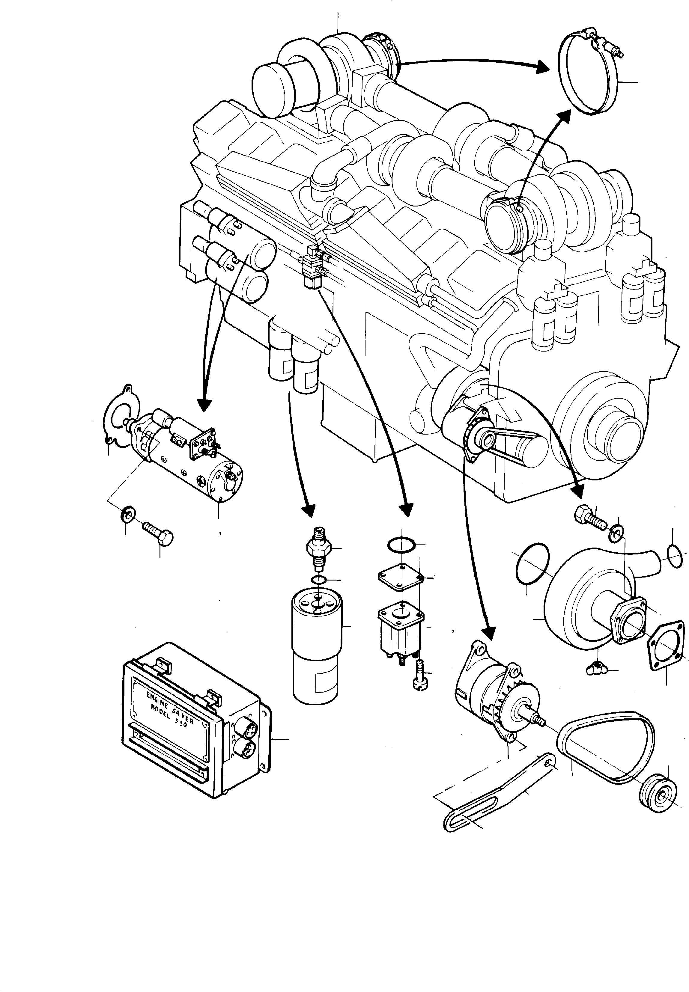 Excavators Mining Komatsu / H285S S/N 78117(G78117) / Cummins-Diesel Engine Arrangement(090-2825b : 090-2825b)