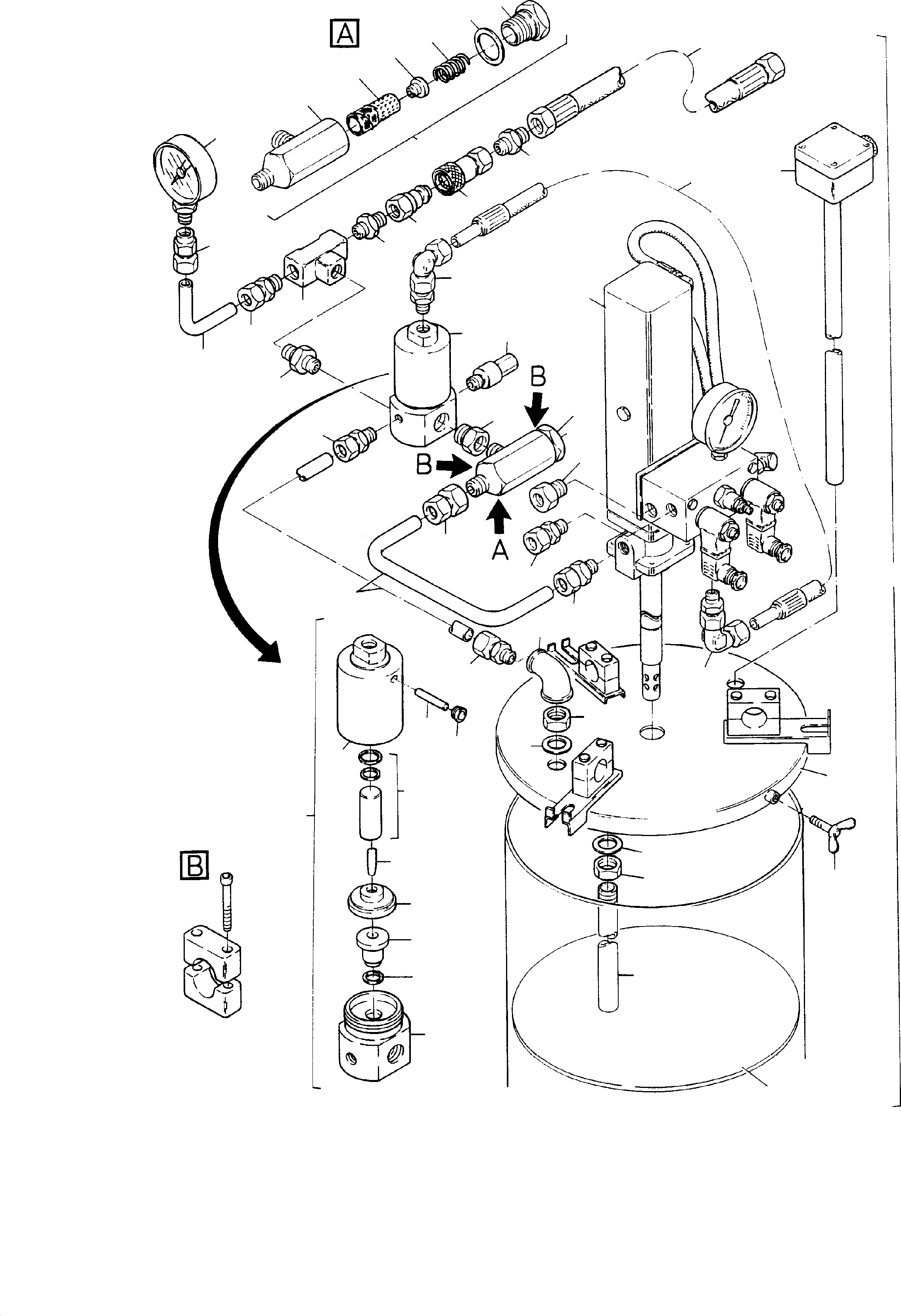 Excavators Mining Komatsu / H285S S/N 78117(G78117) / Lube Pump Station(090-0867a : 090-0867a)