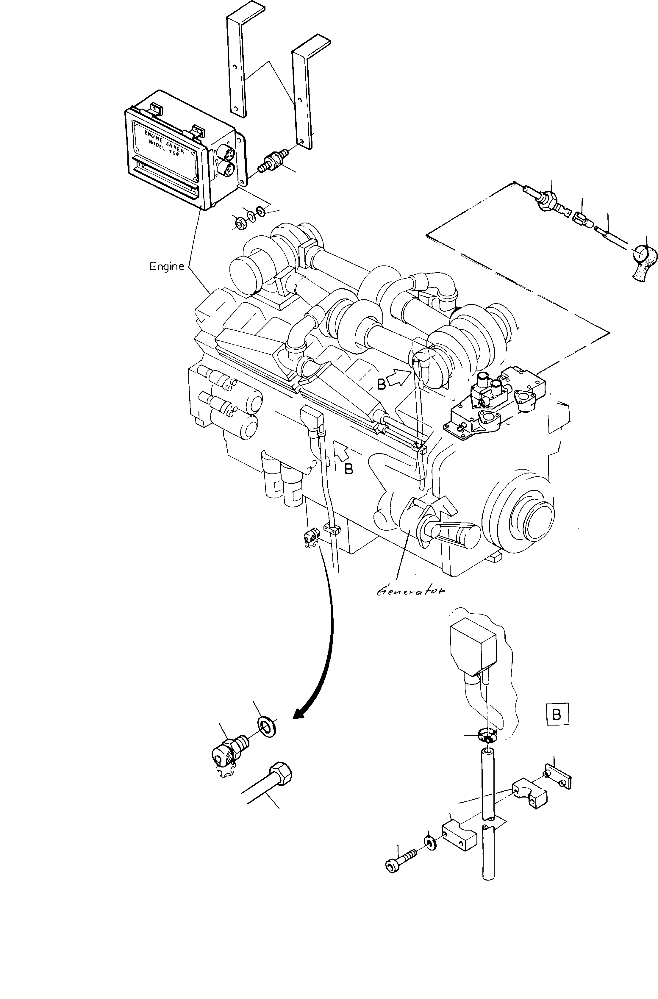 Excavators Mining Komatsu / H285S S/N 78117(G78117) / Diesel Engine, Attachments (CU-Engine)(114-1210d : 114-1210d)