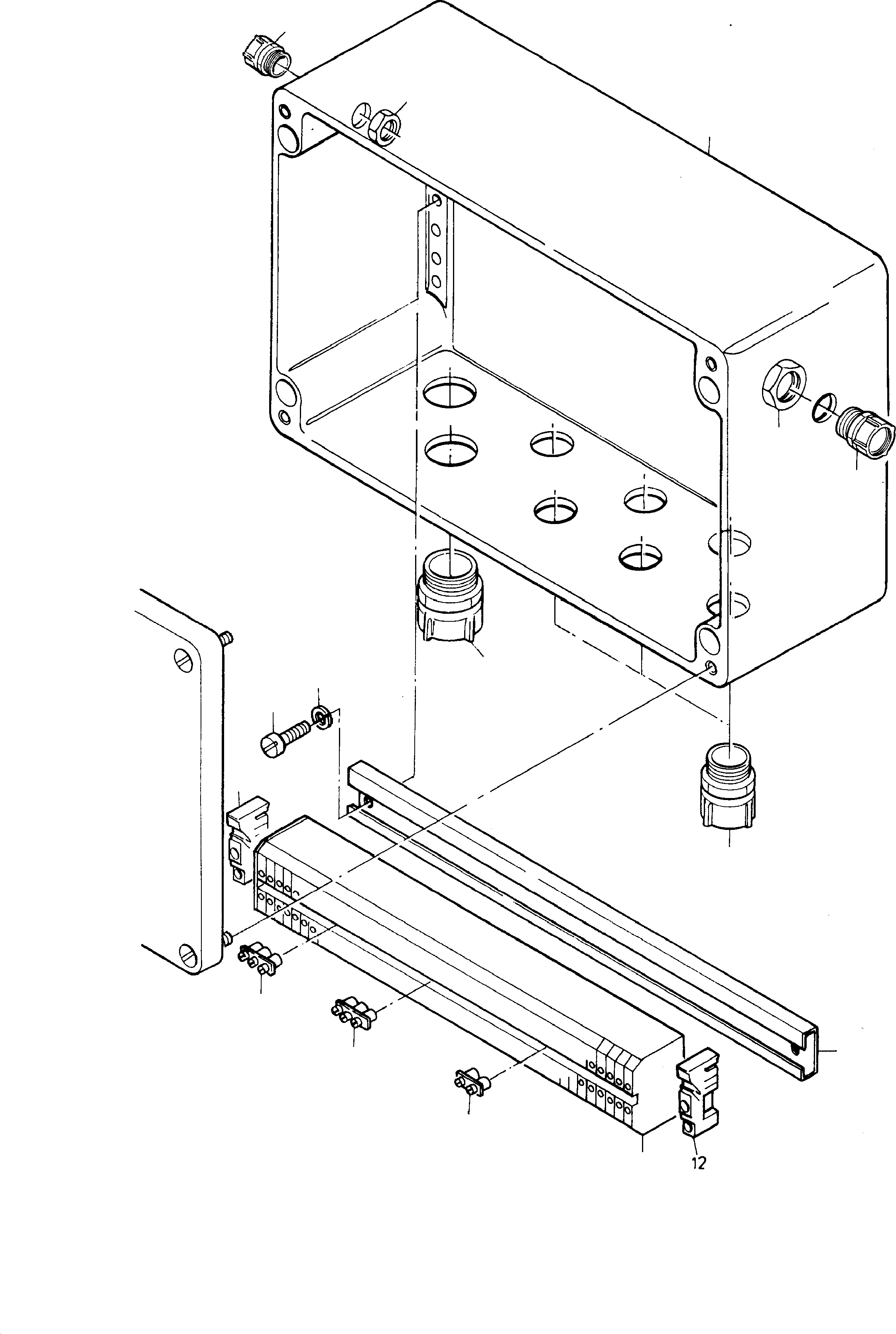 Excavators Mining Komatsu / H285S S/N 78117(G78117) / Junction Box(114-2535 : 114-2535)