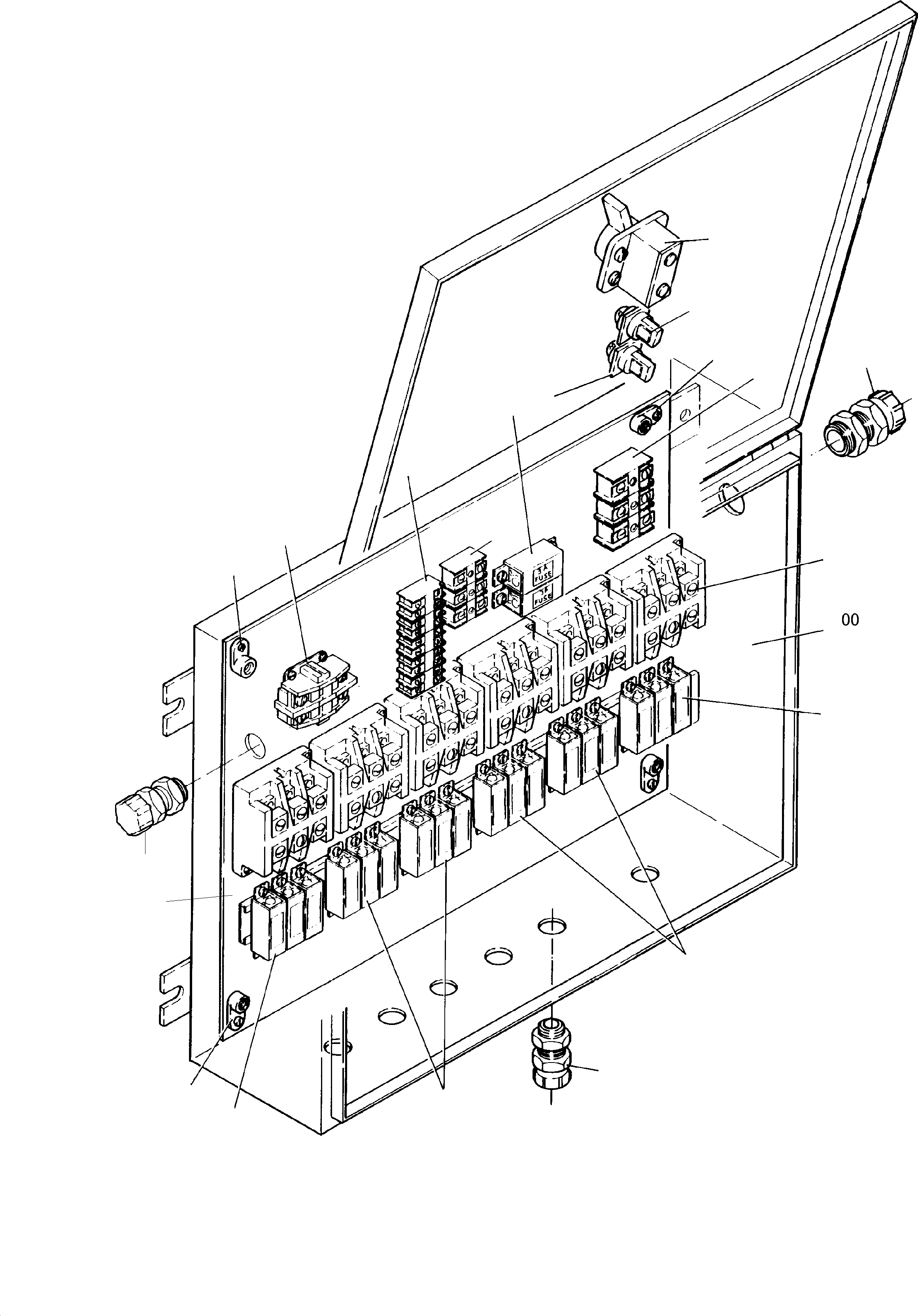 Excavators Mining Komatsu / H285S S/N 78117(G78117) / Switch Box(090-6690a : 090-6690a)