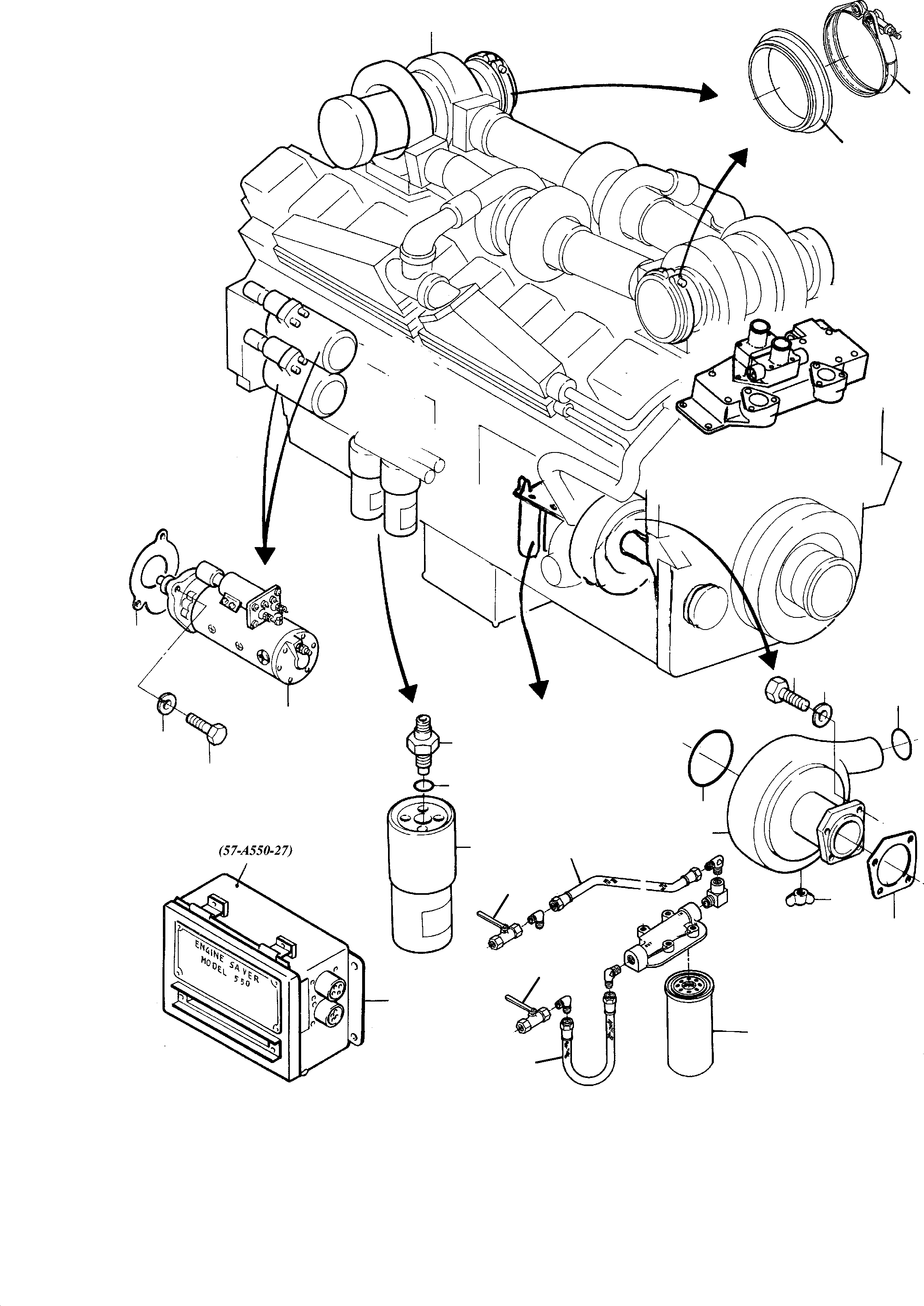 Excavators Mining Komatsu / H285S-E S/N 78128(G78128) / Cummins-Diesel Engine Arrangement(090-1398 : 090-1398)