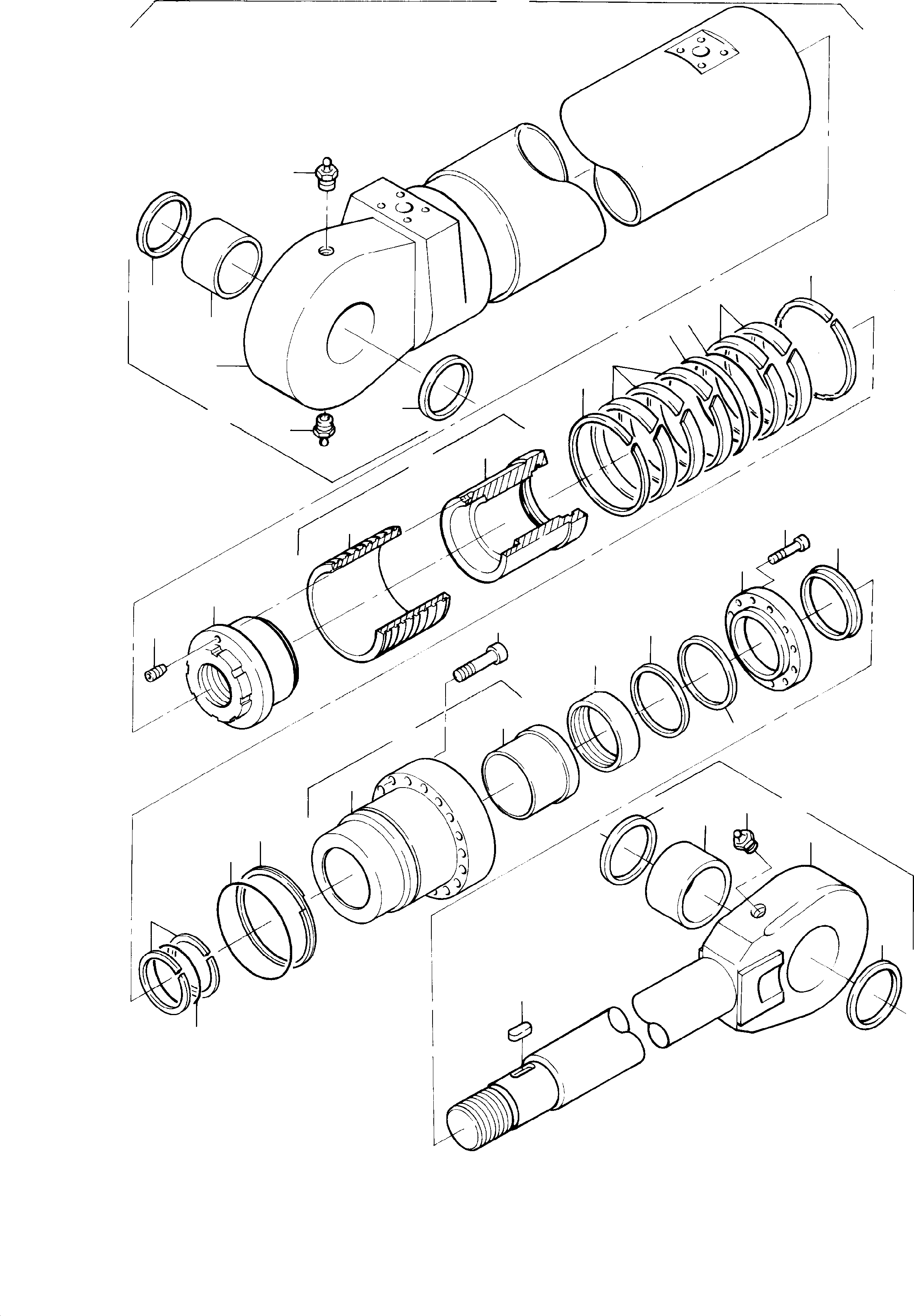 Excavators Mining Komatsu / H285S-E S/N 78128(G78128) / Hydraulic Cylinder(314-4175b : 314-4175b)