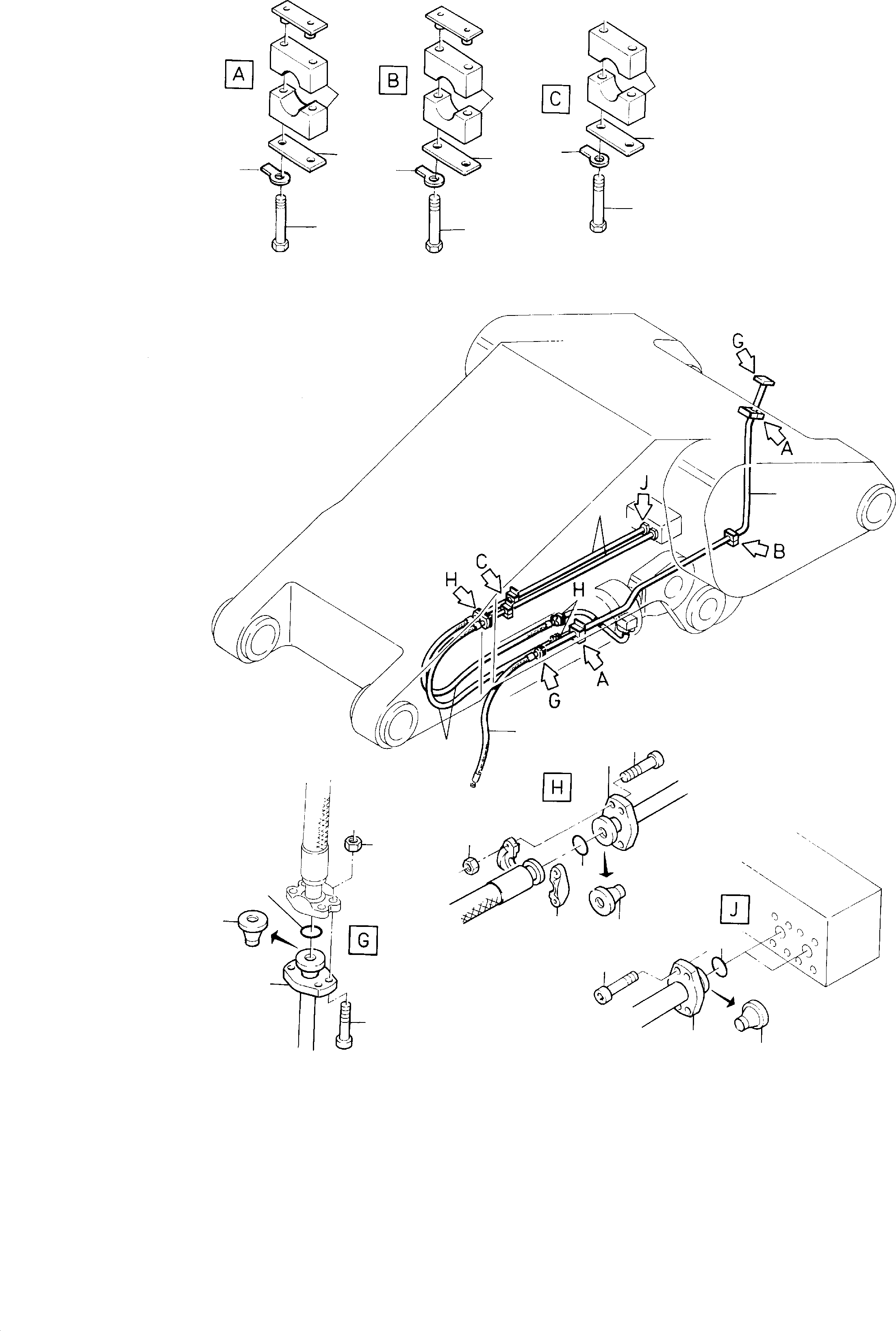 Excavators Mining Komatsu / H285S-E S/N 78128(G78128) / Bullclam Bucket - Stick(314-4202c : 314-4202c)