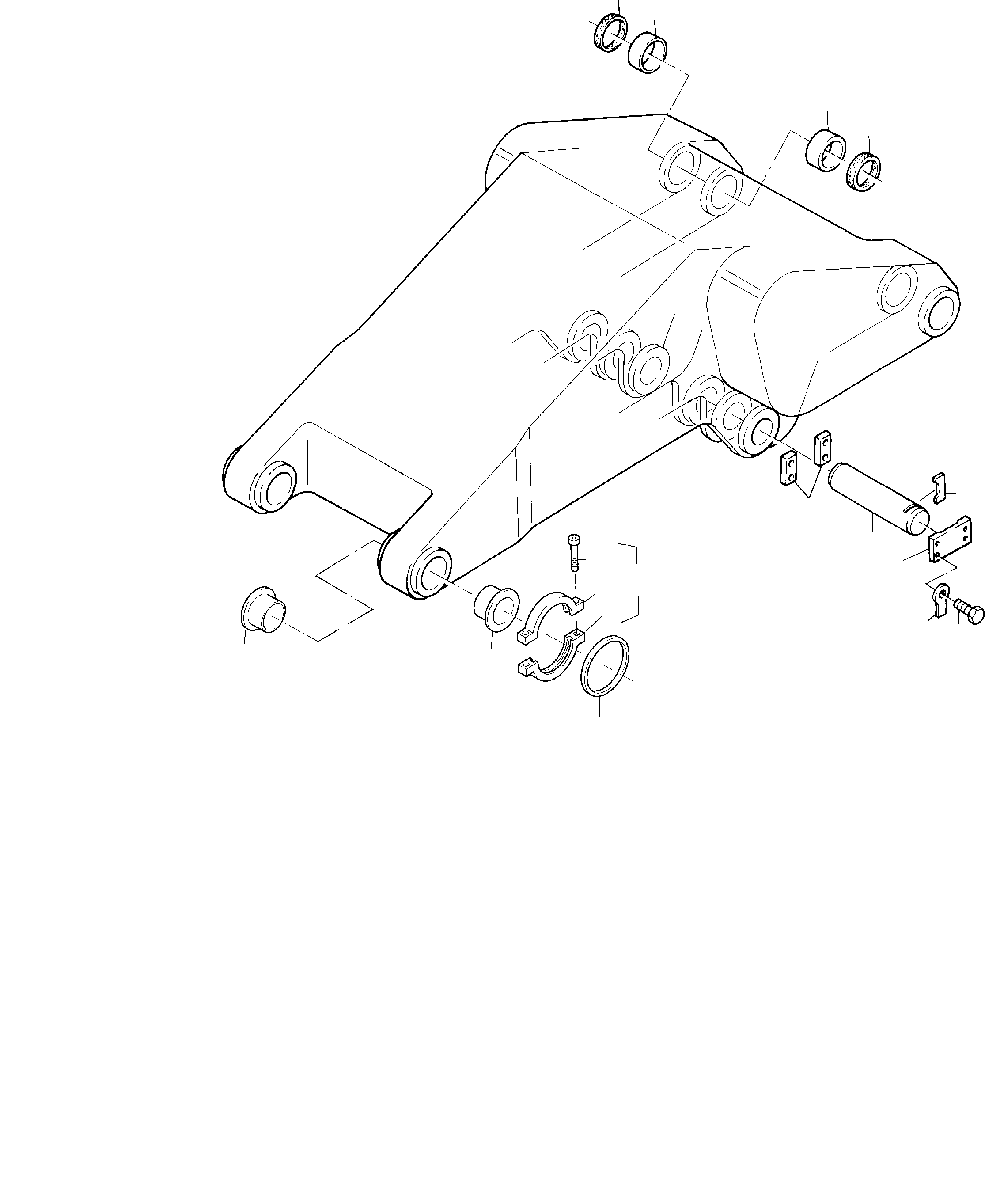 Excavators Mining Komatsu / H285S-E S/N 78128(G78128) / Bullclam Bucket - Stick(314-4202c : 314-4202c)