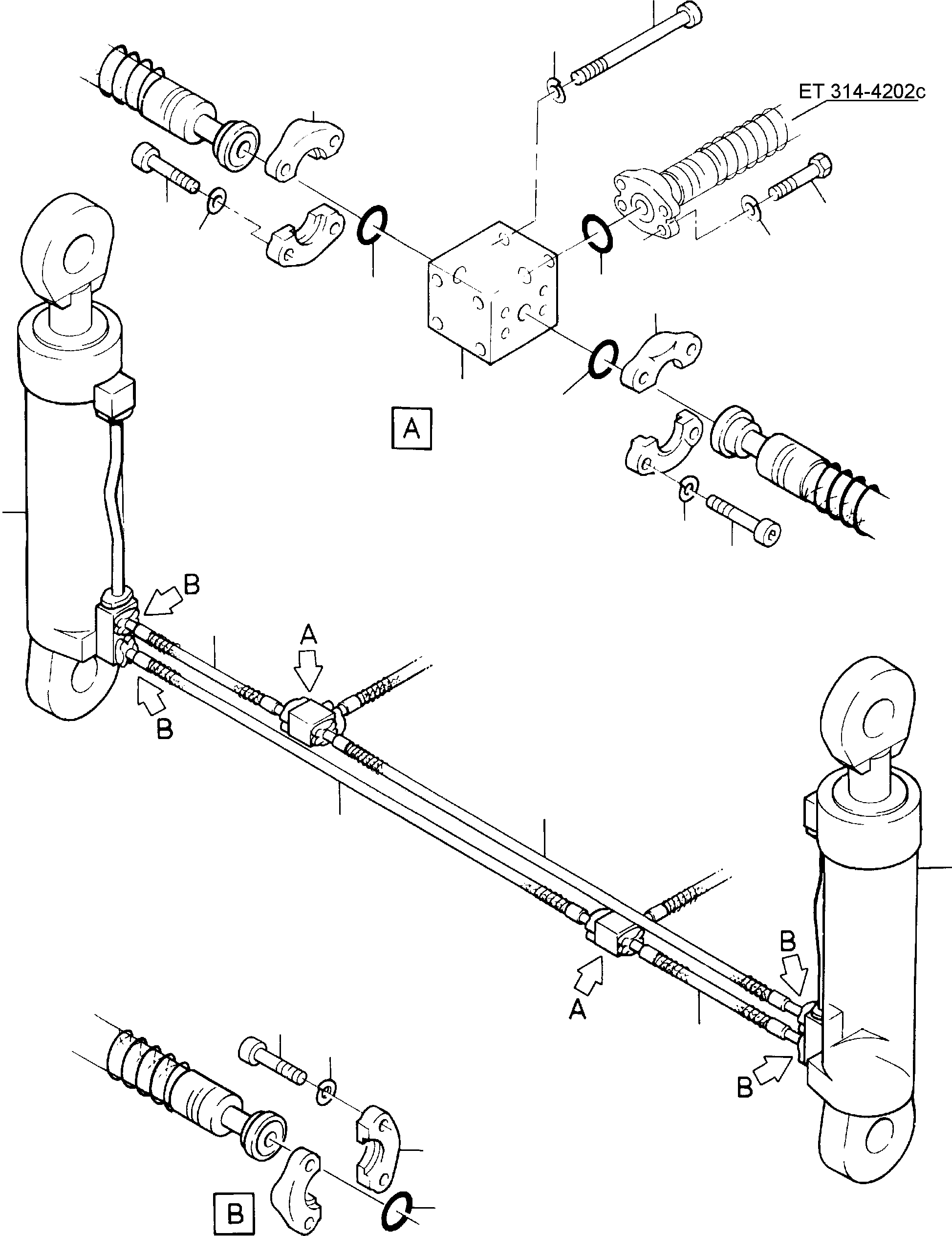 Excavators Mining Komatsu / H285S-E S/N 78128(G78128) / Bullclam Bucket(314-5021b : 314-5021b)