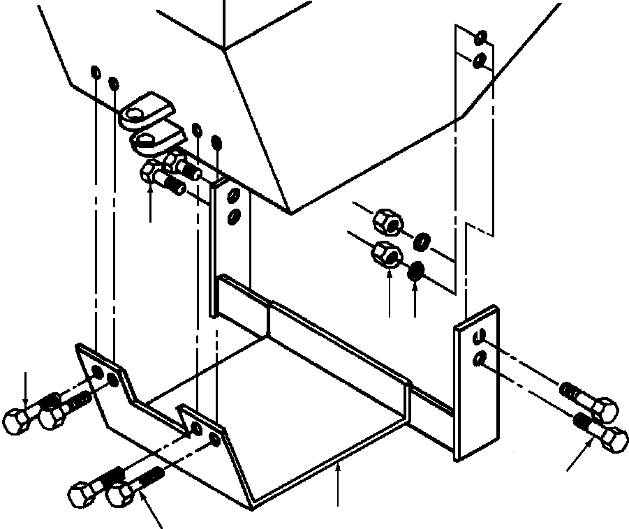 Graders Komatsu / GD530A/AW-2EY S/N 210098-Up(GD5302EY) / TRANSMISSION GUARD(09-014 : 09BH3603.001)