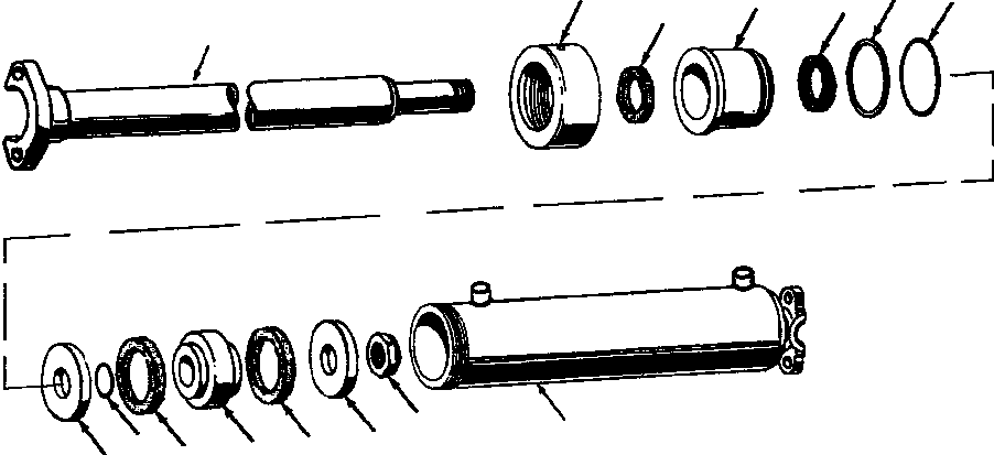 Graders Komatsu / GD530A/AW-2EY S/N 210098-Up(GD5302EY) / SCARIFIER CYLINDER(10-200 : 10BR3603.012)