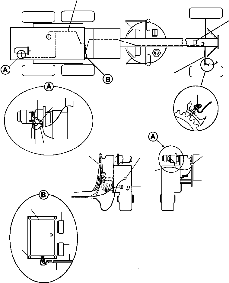 Graders Komatsu / GD530A/AW-2A/2B/2C w/S6D102 S/N 202002-UP(GD530A2) / AWD ELECTRICAL SYSTEM(08-016 : 08ADG531.008)