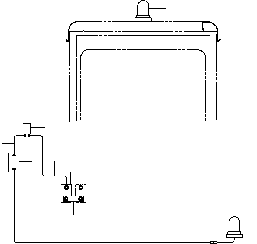 Graders Komatsu / GD530A/AW-2A/2B/2C w/S6D102 S/N 202002-UP(GD530A2) / FLASHING LIGHT AMBER(08-046 : 08BDG532.003)
