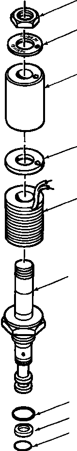 Graders Komatsu / GD530A/AW-2A/2B/2C w/S6D102 S/N 202002-UP(GD530A2) / SOLENOID VALVE CARTRIDGE(10-178 : 10BH4151.012)