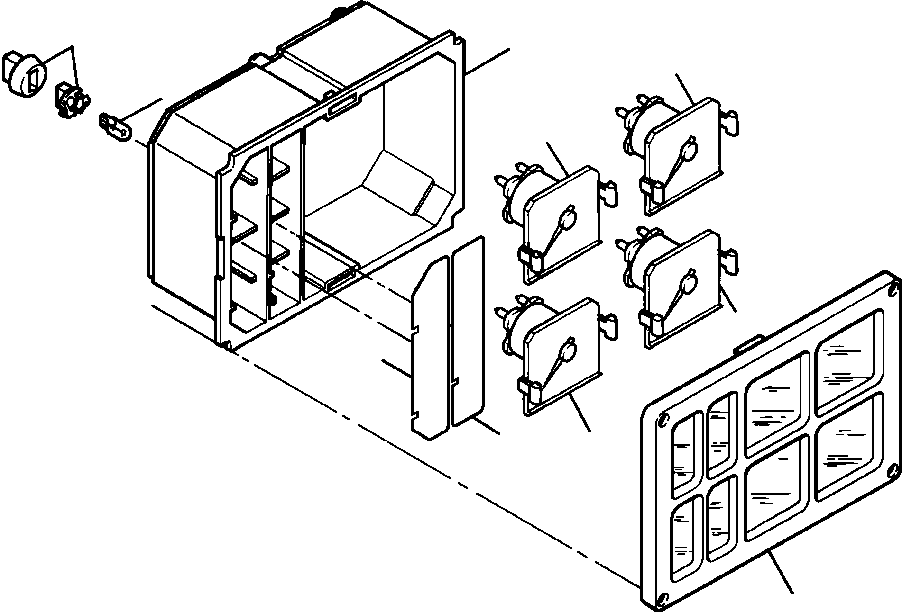 Graders Komatsu / GD530A/AW-2A/2B/2C w/S6D102 S/N 202002-UP(GD530A2) / GAUGE CLUSTER(11-008 : 11AH4151.004)