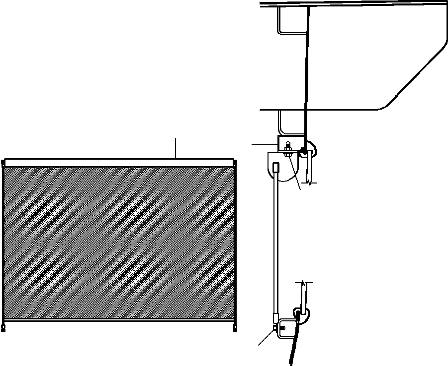 Graders Komatsu / GD530A/AW-2B/2C w/S6D102E S/N 203163-Up(GD530A2C) / SUNVISOR(02-014 : 02ZZP809.001)