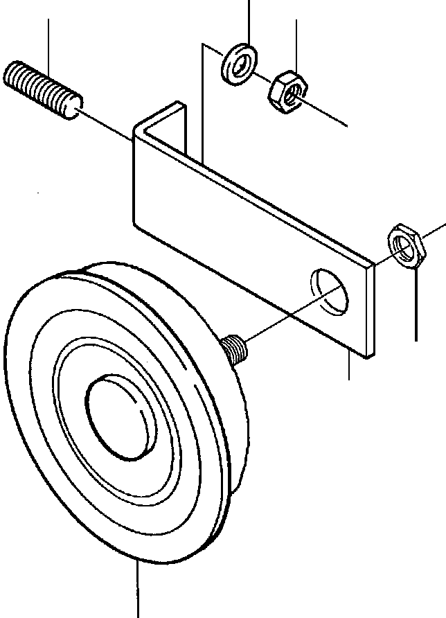Graders Komatsu / GD530A/AW-2B/2C w/S6D102E S/N 203163-Up(GD530A2C) / HORN(08-070 : 08BM5609.004)