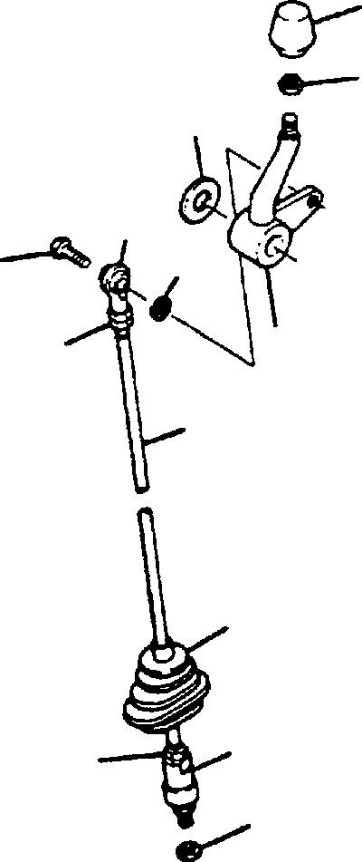 Graders Komatsu / GD530A/AW-2B/2C w/S6D102E S/N 203163-Up(GD530A2C) / OPTIONAL CONTROL LEVERS SCARIFIER/RIPPER(10-126 : 10AZG8II.001)