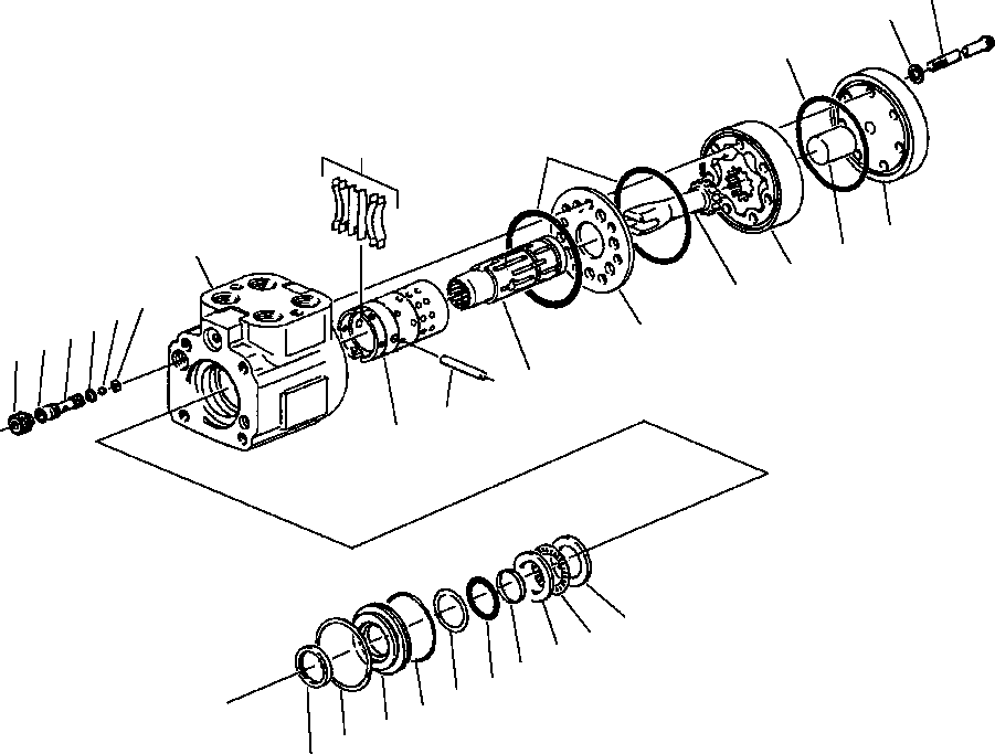 Graders Komatsu / GD530A/AW-2B/2C w/S6D102E S/N 203163-Up(GD530A2C) / ORBITROL CONTROL UNIT(10-132 : 10BHG532.002)