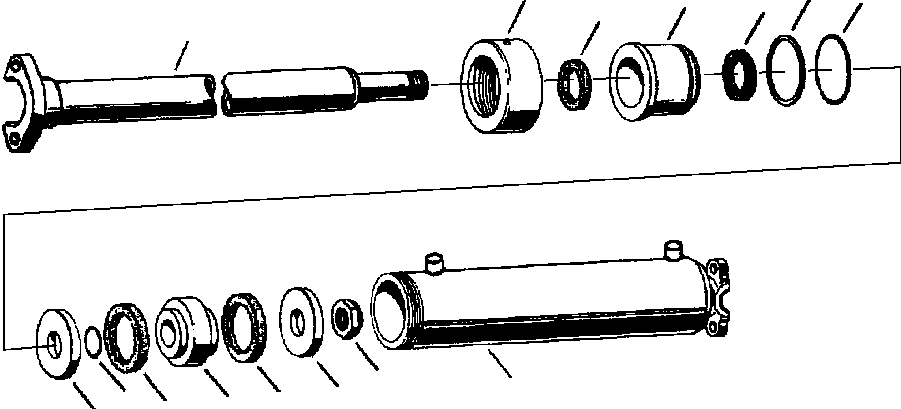 Graders Komatsu / GD530A/AW-2B/2C w/S6D102E S/N 203163-Up(GD530A2C) / SCARIFIER CYLINDER(10-226 : 10BR3603.012)