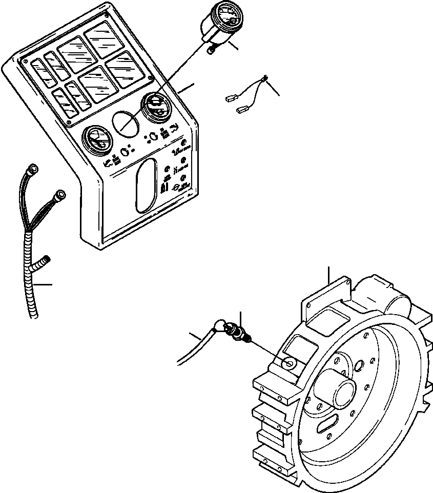 Graders Komatsu / GD530A/AW-2B/2C w/S6D102E S/N 203163-Up(GD530A2C) / TACHOMETER INSTALLATION(11-014 : 11AVG8II.001)