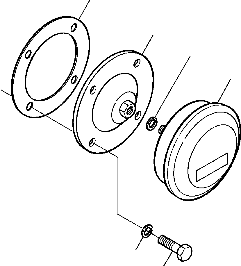 Graders Komatsu / GD530A/AW-2B/2C w/S6D102E S/N 203163-Up(GD530A2C) / HUBODOMETER INSTALLATION(11-016 : 11AZ3605.001)