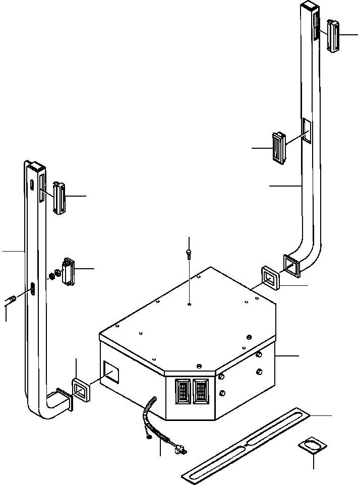 Graders Komatsu / GD530A/AW-2B/2C w/S6D102E S/N 203163-Up(GD530A2C) / AIR CONDITIONER INSTALLATION(13-136 : 13DZG531.001)