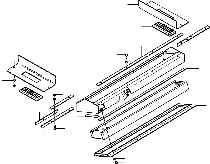 Graders Komatsu / GD530A/AW-2B/2C w/S6D102E S/N 203163-Up(GD530A2C) / CAB VENT LOW PROFILE CAB(13-154 : 13EVG650.001)