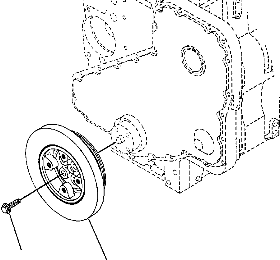 Graders Komatsu / GD650A-2CY S/N 211061-211069(GD650AK) / FIG. A2123-A3A4 VIBRATION DAMPER(A-030 : A2123-A3A4)