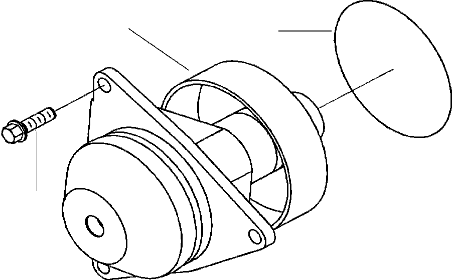 Graders Komatsu / GD650A-2CY S/N 211061-211069(GD650AK) / FIG. A5103-A3A3 WATER PUMP(A-066 : A5103-A3A3)