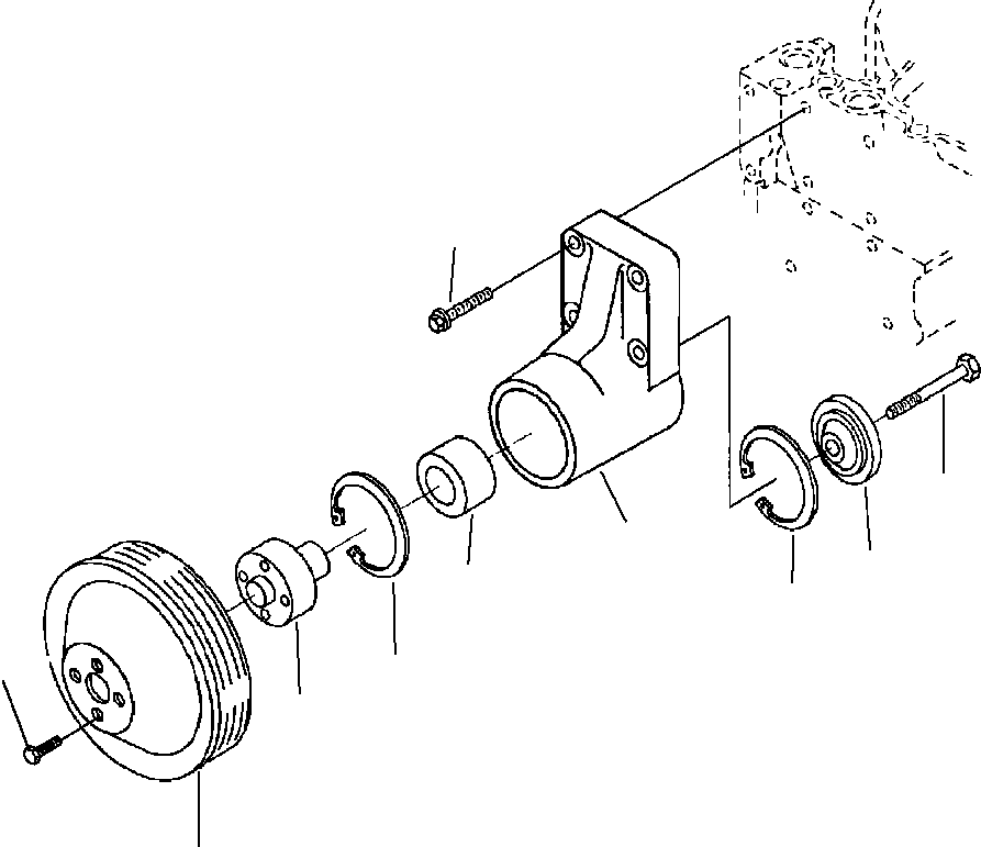 Graders Komatsu / GD650A-2CY S/N 211061-211069(GD650AK) / FIG. A5112-A3A3 FAN DRIVE(A-070 : A5112-A3A3)